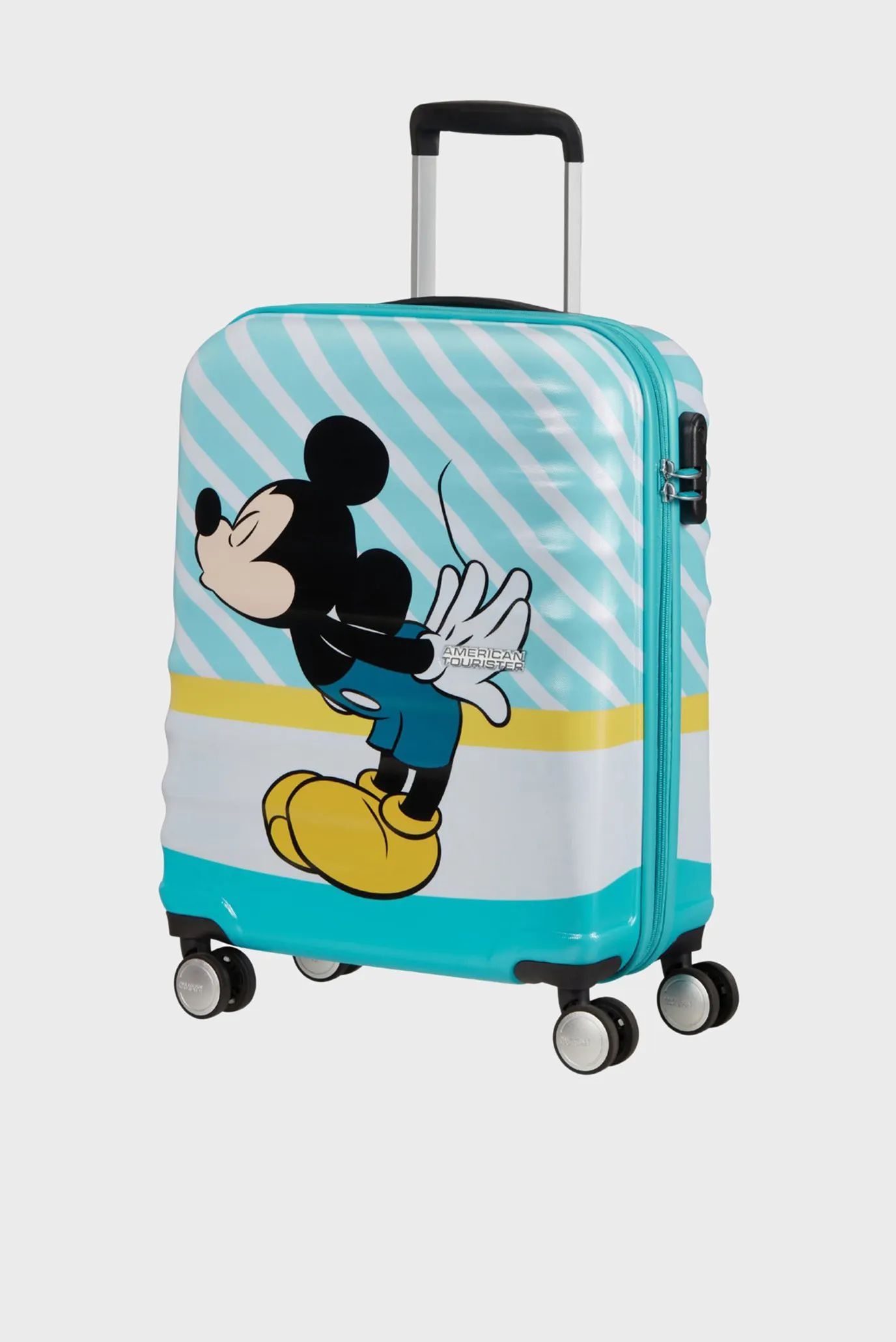 Дитяча блакитна валіза 55 см 3