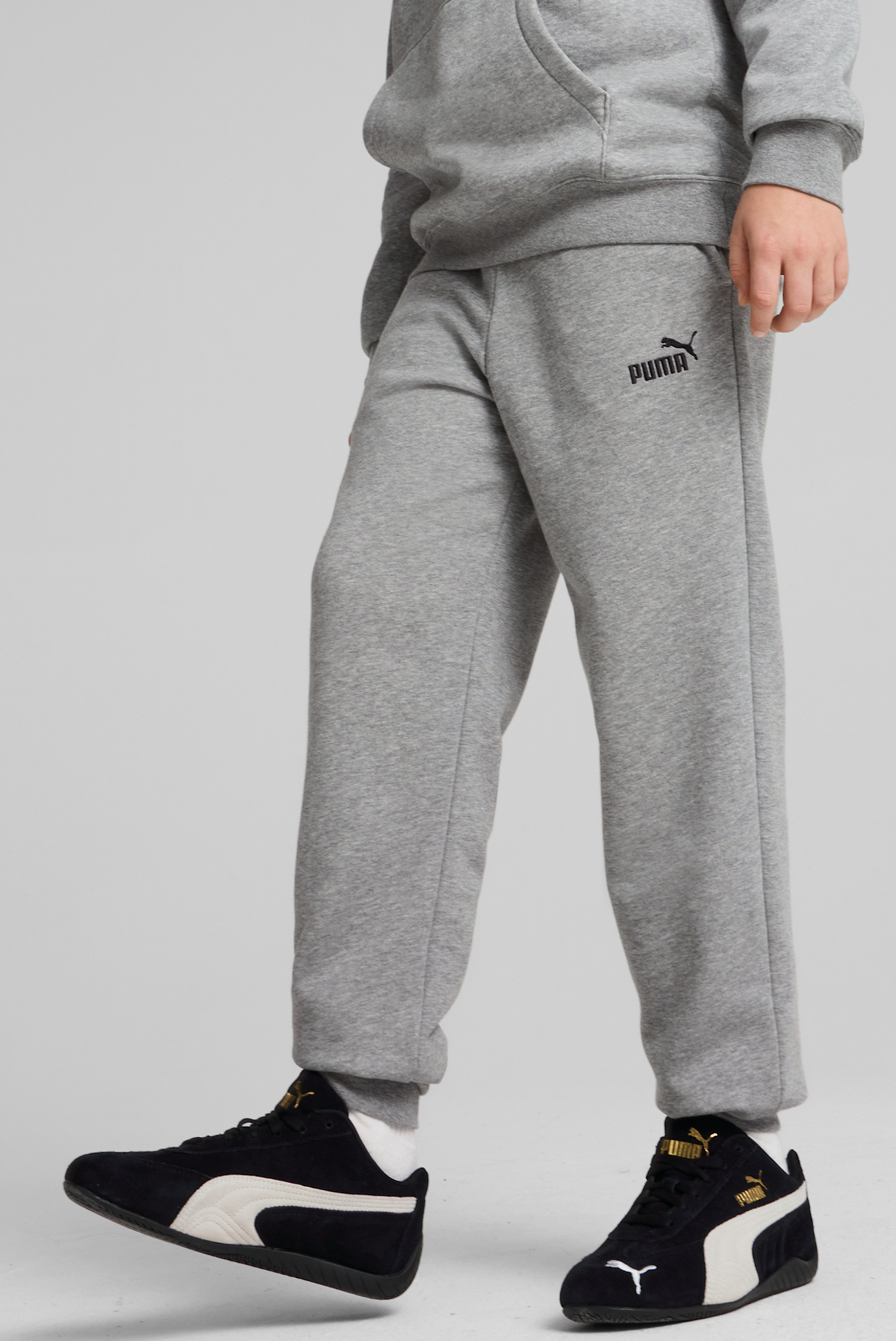 Дитячі сірі спортивні штани ESS No. 1 Logo Sweatpants Youth 1