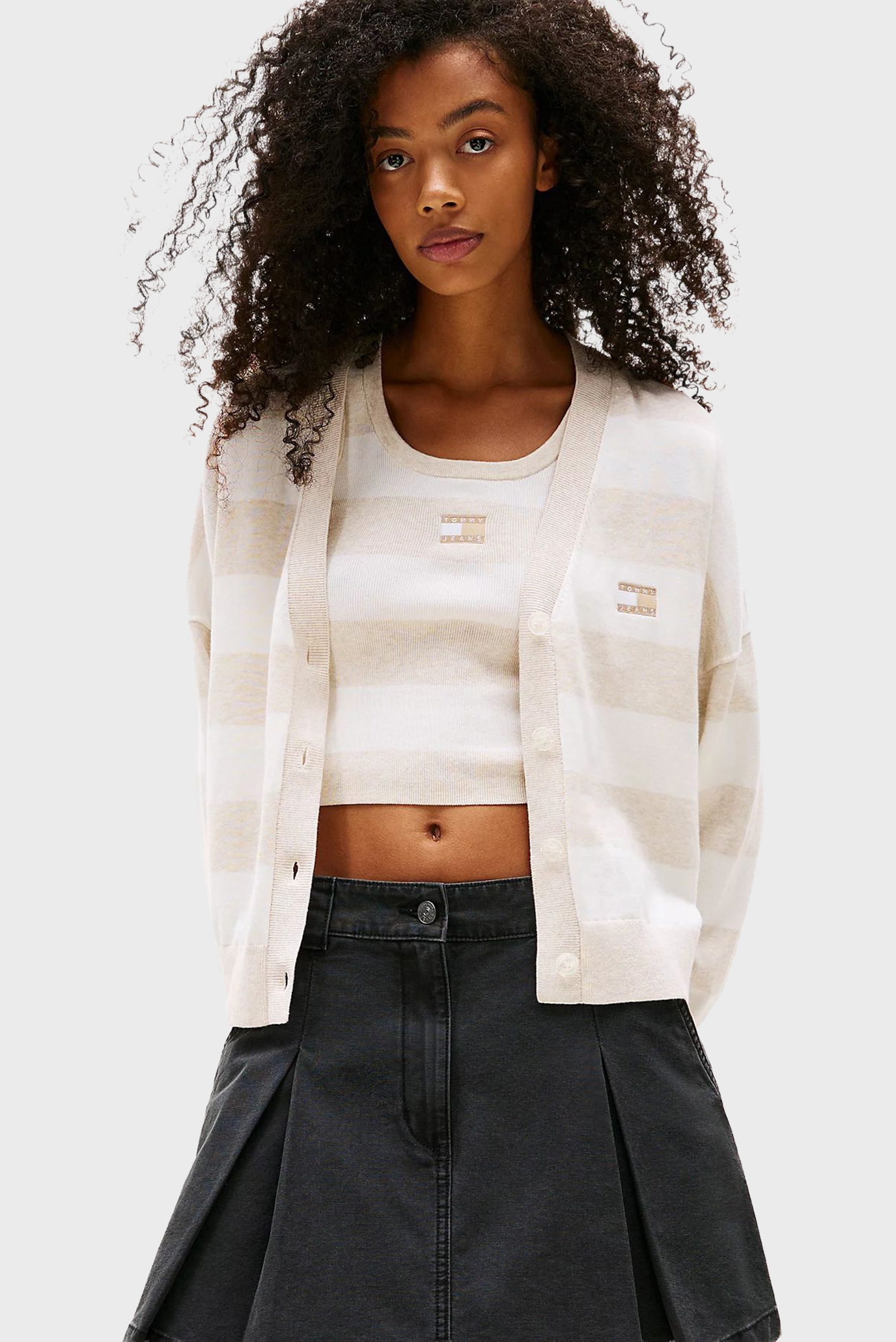 Женский кардиган в полоску RLX Разноцветный S Tommy Jeans DW0DW20968 Женский кардиган в полоску RLX Разноцветный S Tommy Jeans DW0DW20968