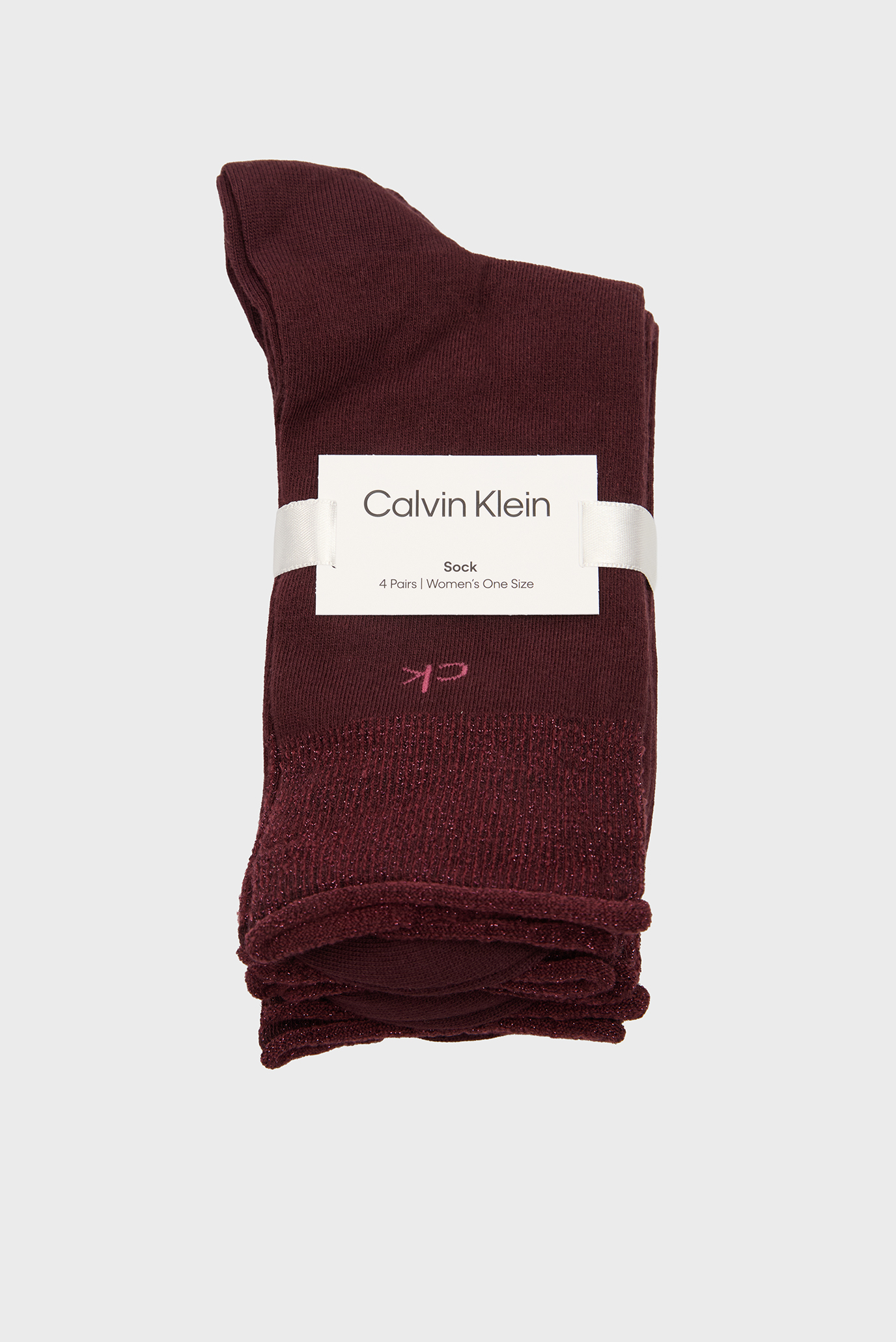 Женские бордовые носки (4 пары) HOLIDAY Бордовый ONESIZE Calvin Klein 701235367 Женские бордовые носки (4 пары) HOLIDAY Бордовый ONESIZE Calvin Klein 701235367