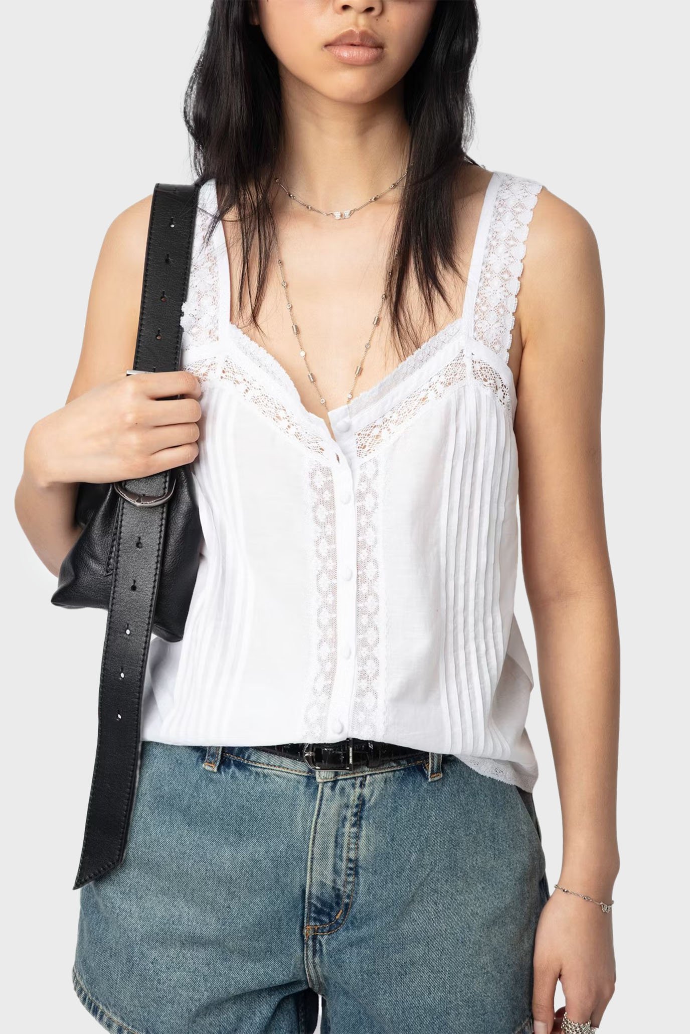 Женский белый топ Celite Белый S ZADIG&VOLTAIRE WWCR01264_JUDOFW25 Женский белый топ Celite Белый S ZADIG&VOLTAIRE WWCR01264_JUDOFW25