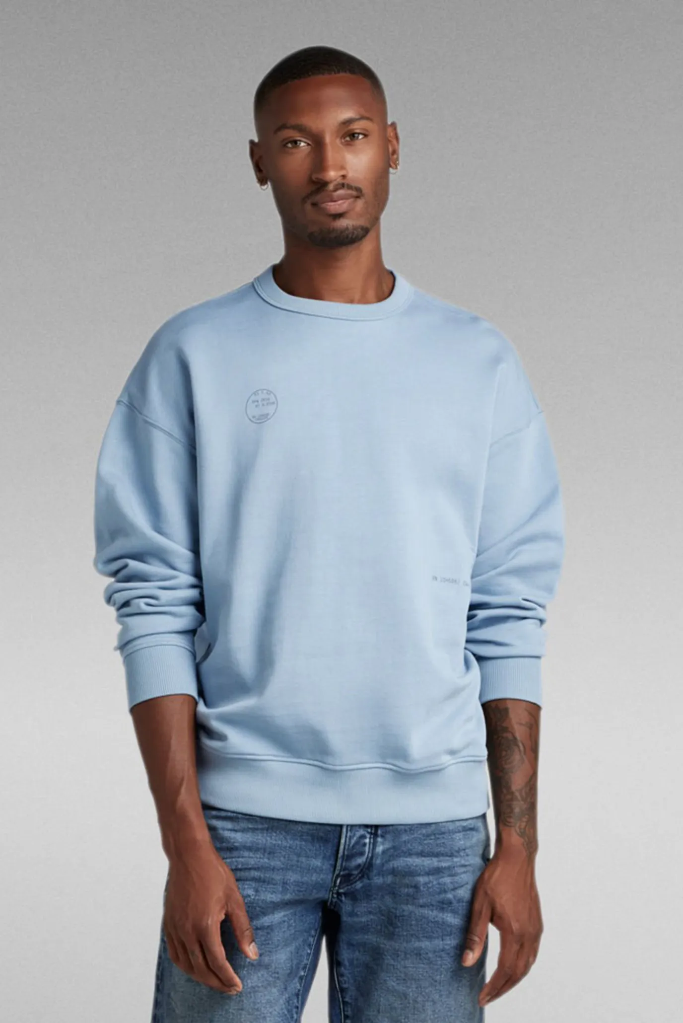 G-STAR RAW Multi Graphic Oversized Sweater Felpa Uomo