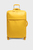 Женский желтый чемодан