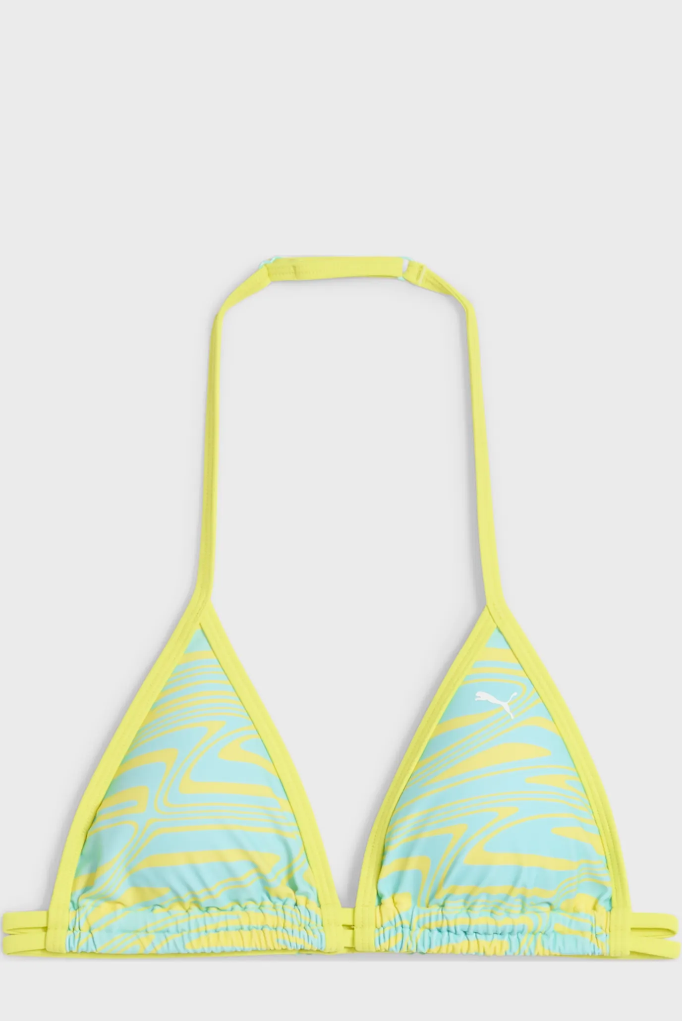 Жіночий м'ятний ліф від купальника з візерунком Triangle Top Women 1