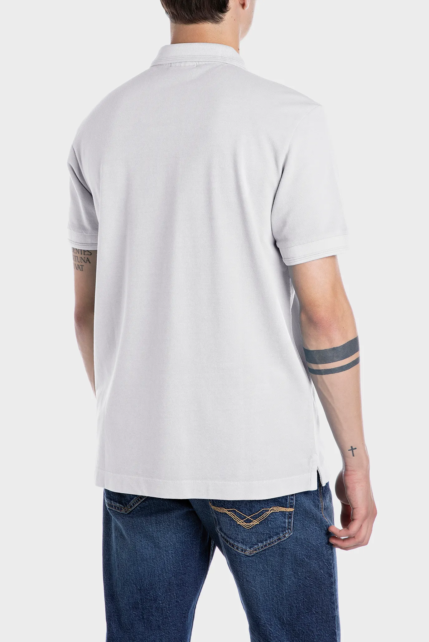 Чоловіче біле поло 2