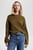 Жіночий оливковий вовняний светр MD WOOL CASH