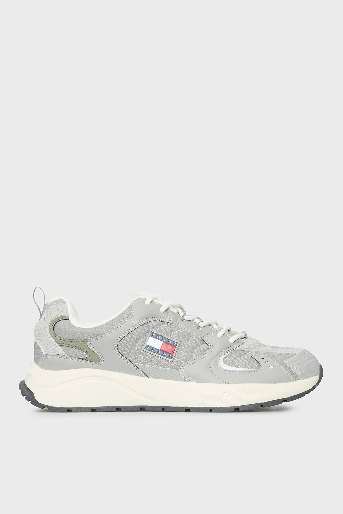 Мужские серые кроссовки RUNNER MIX Серый 41 Tommy Jeans EM0EM01581 Мужские серые кроссовки RUNNER MIX Серый 41 Tommy Jeans EM0EM01581