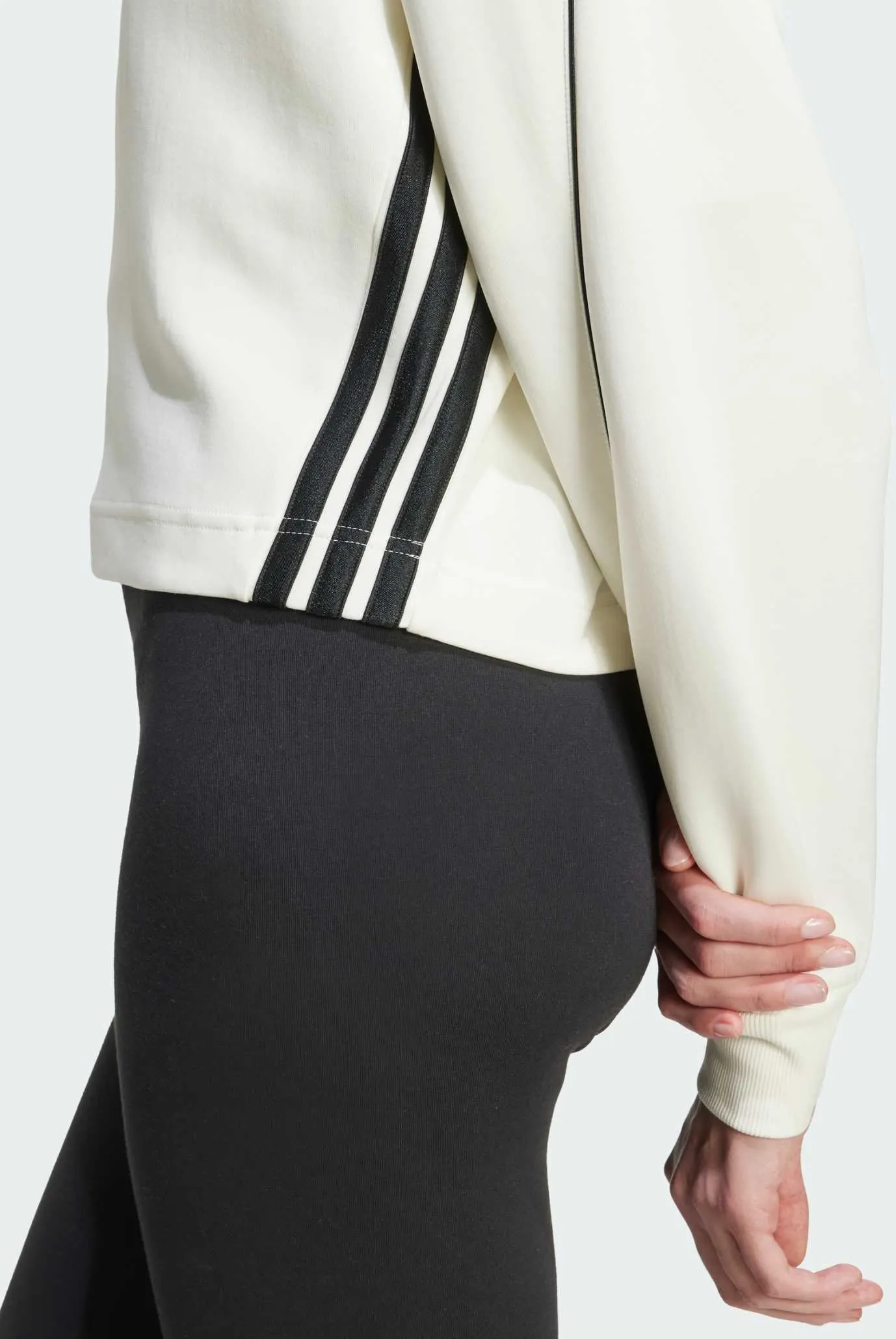 Женский белый свитшот Stadium 3-Stripes Crewneck 5