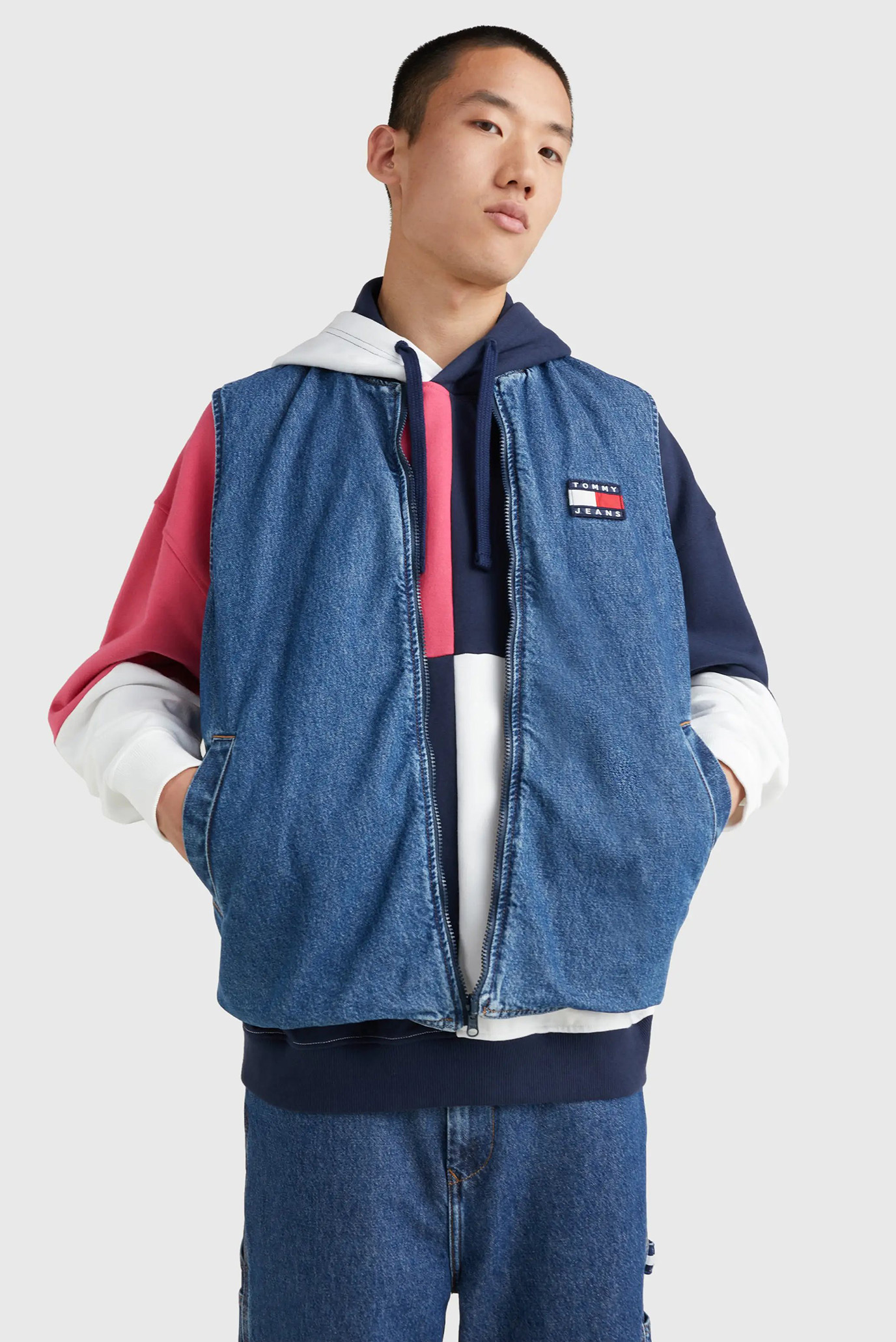 Мужской двусторонний жилет REVERSIBLE OVRSZ DNM VEST 1