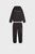 Детский черный спортивный костюм (худи, брюки)