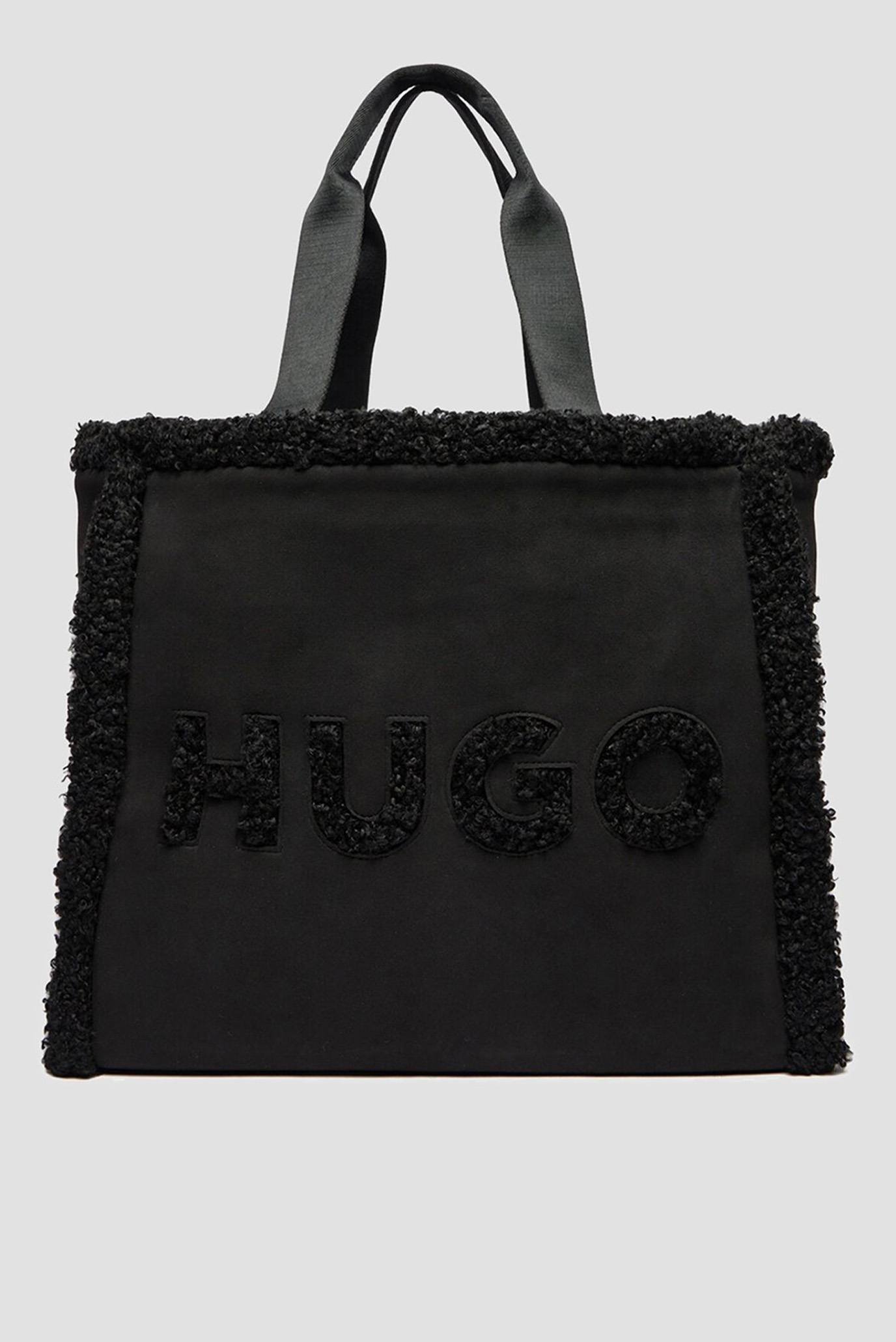 Женская черная замшевая сумка Черный ONESIZE HUGO 50529375;001 Женская черная замшевая сумка Черный ONESIZE HUGO 50529375;001