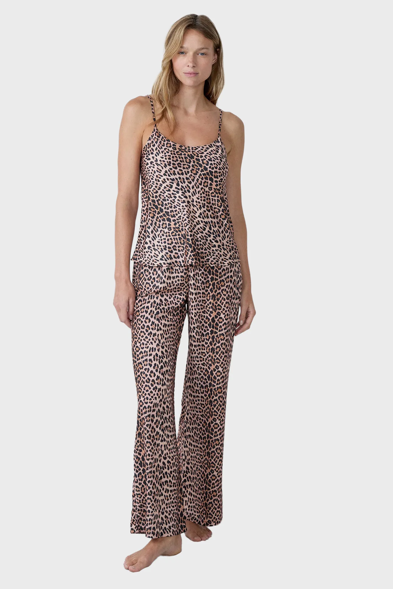 Жіночий бежевий топ з візерунком REID 2