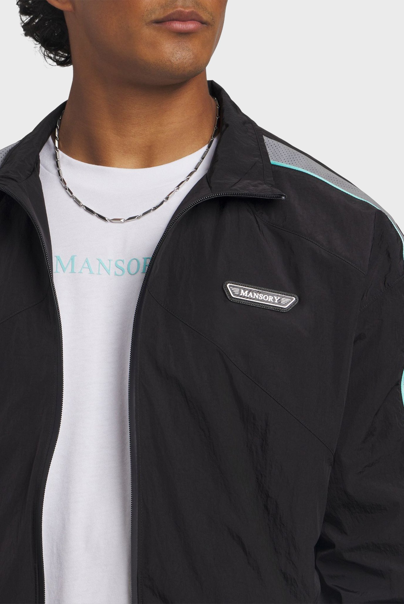 Мужская черная ветровка UA x Mansory Icon Track Jkt Under