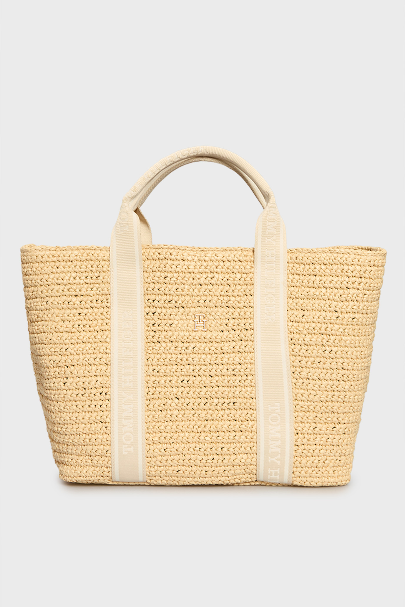 Женская бежевая сумка TH SPRING LOGO TOTE Бежевый ONESIZE Tommy Hilfiger AW0AW17196 Женская бежевая сумка TH SPRING LOGO TOTE Бежевый ONESIZE Tommy Hilfiger AW0AW17196