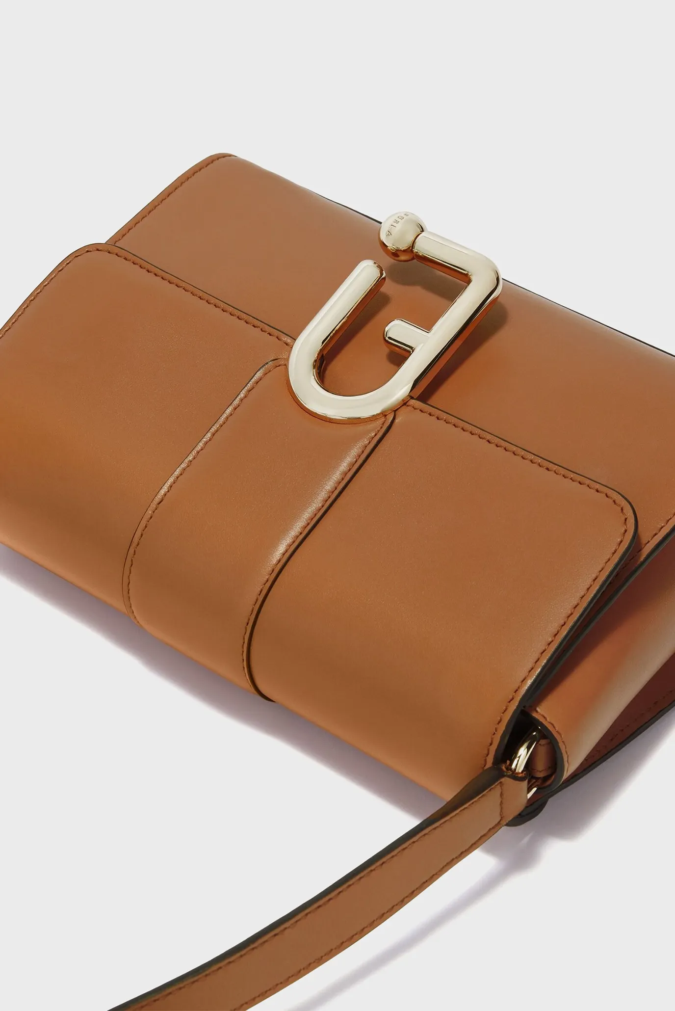 Жіноча руда шкіряна сумка 6