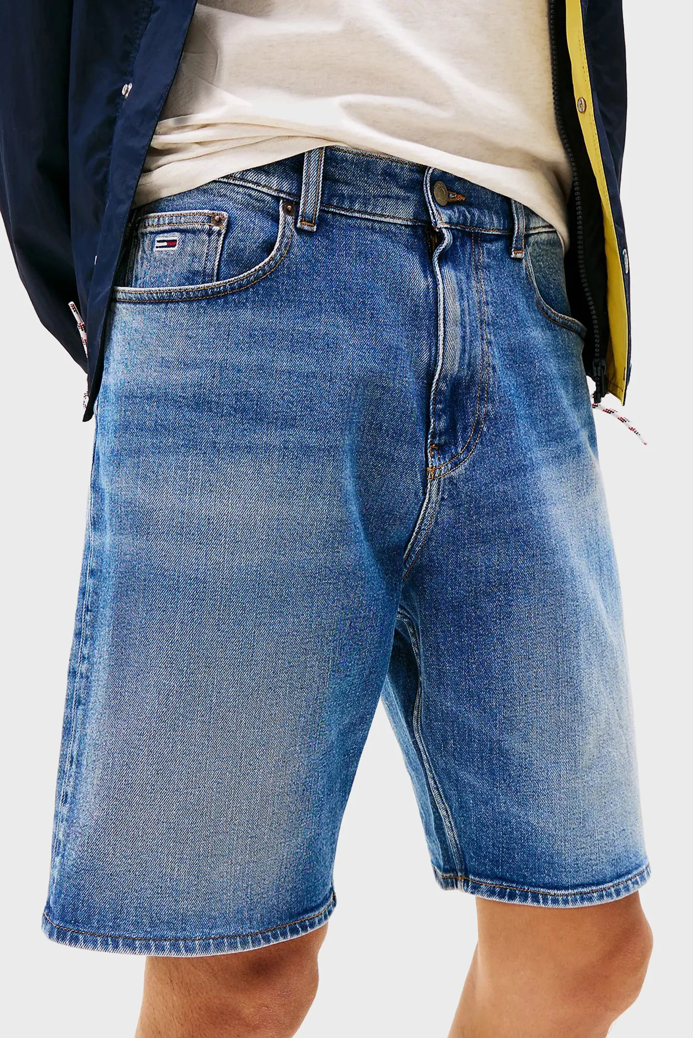 Мужские синие джинсовые шорты ISAAC RLXD BI0134 4
