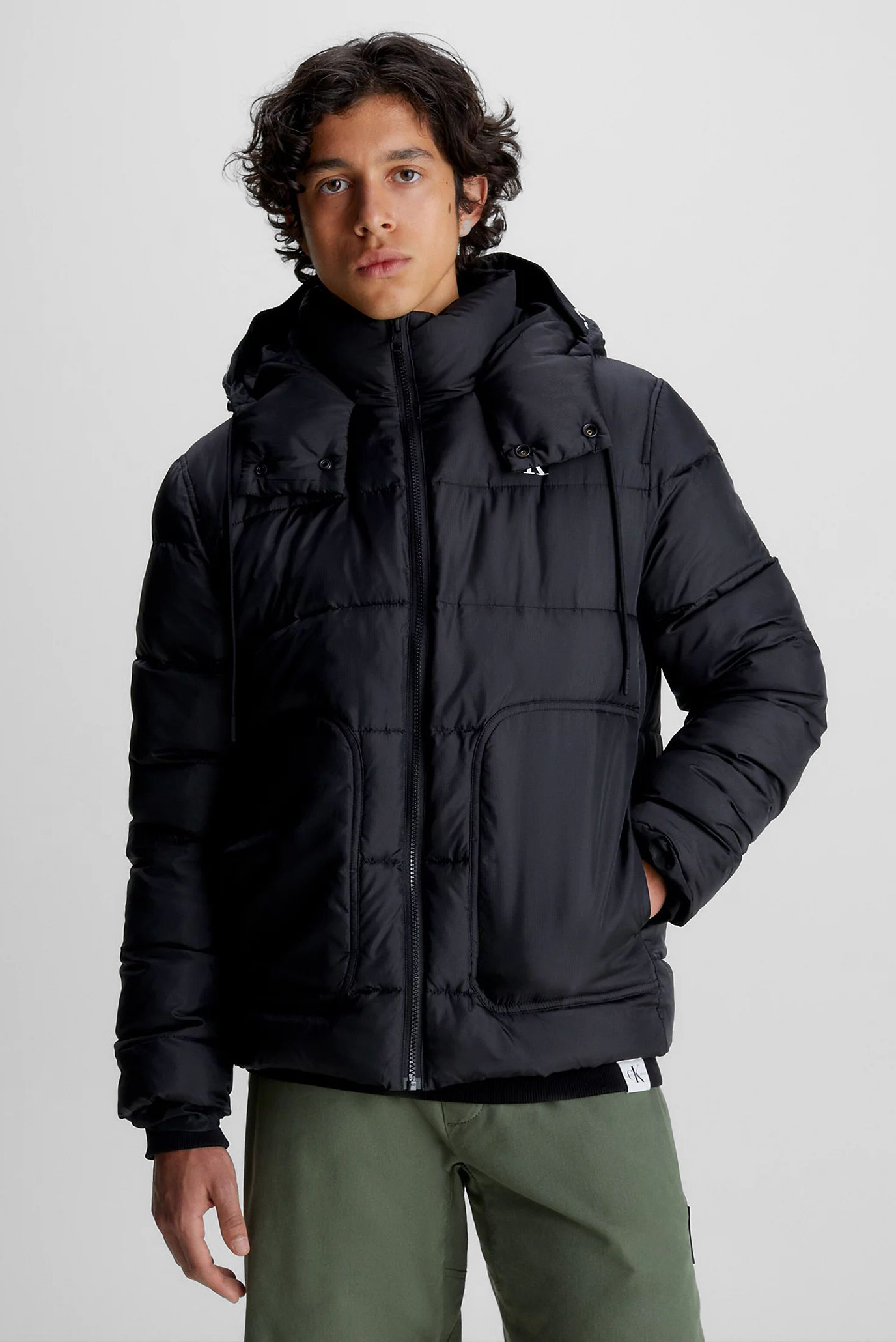 Чоловіча чорна куртка TRIM LW PADDED JACKET 1