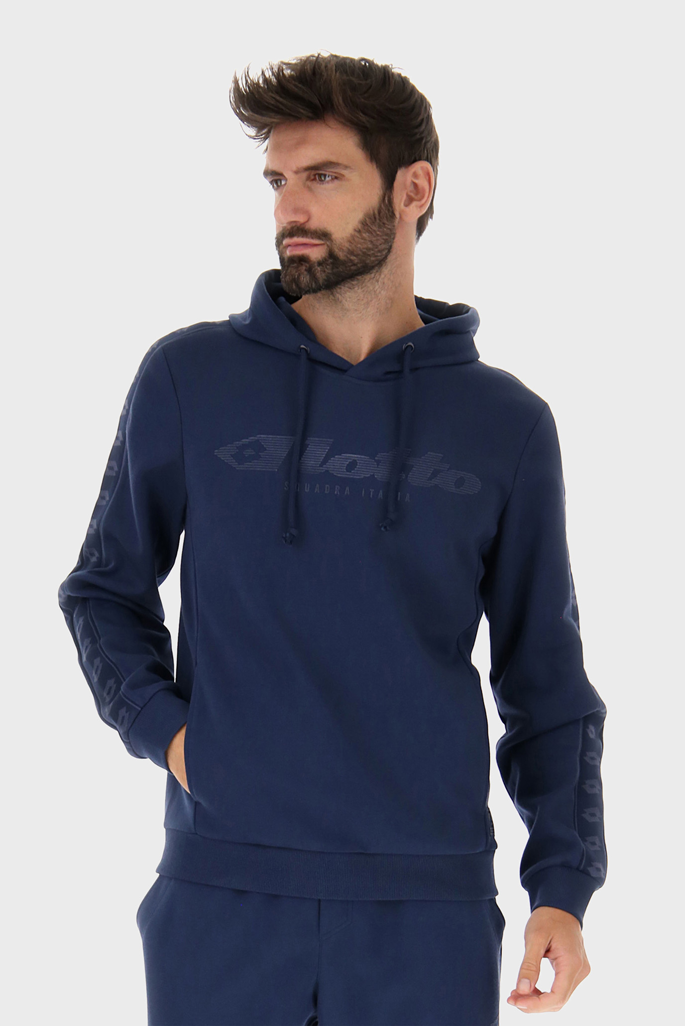 Чоловіче темно-синє худі ATHLETICA DUE VI SWEAT HD 1