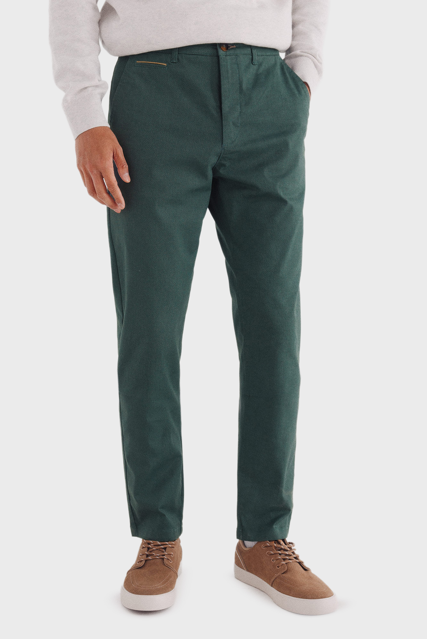 Мужские зеленые чиносы Slim fit Зеленый 38 SPRINGFIELD 1552732 Мужские зеленые чиносы Slim fit Зеленый 38 SPRINGFIELD 1552732