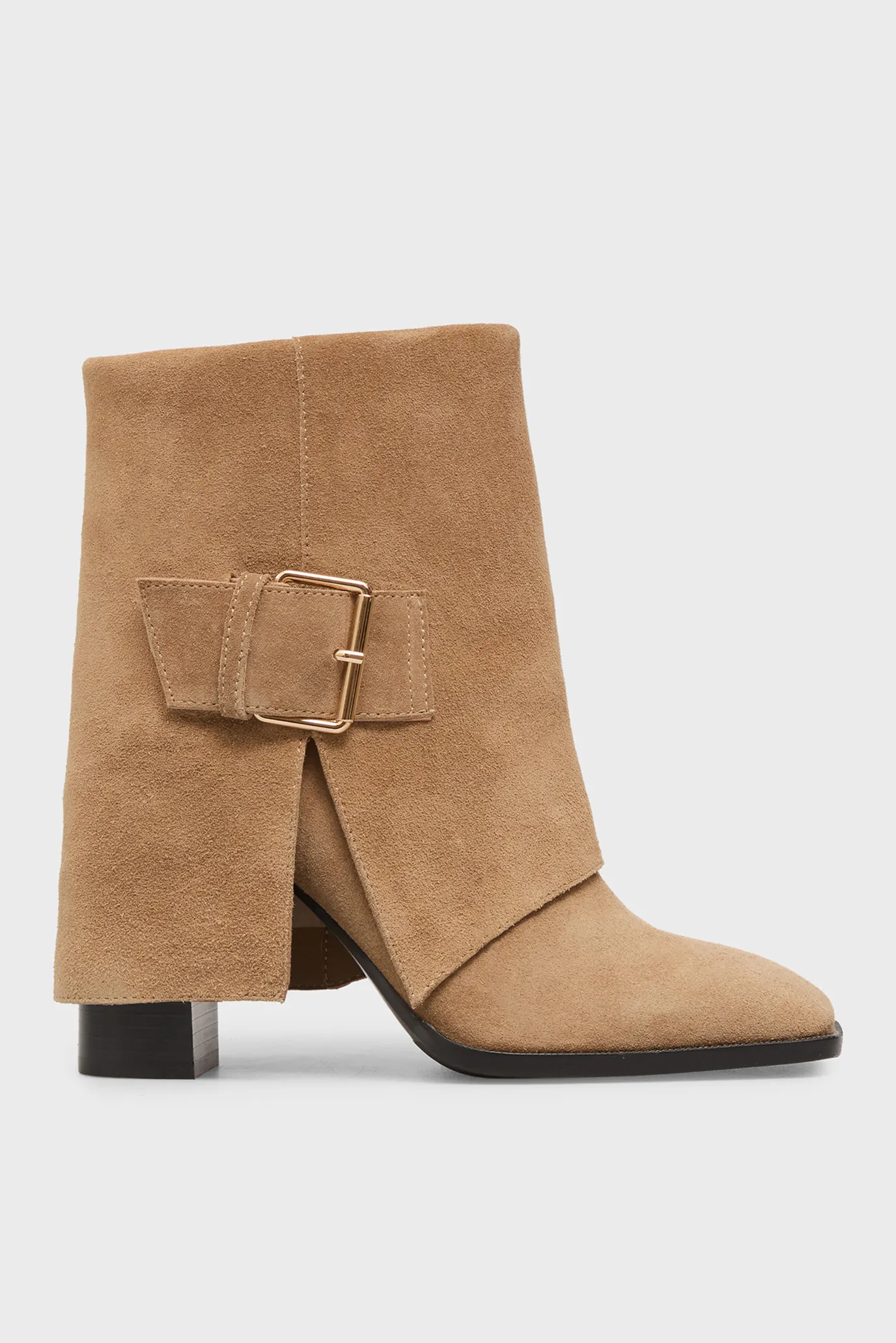 Женские бежевые замшевые ботильоны Claire 1