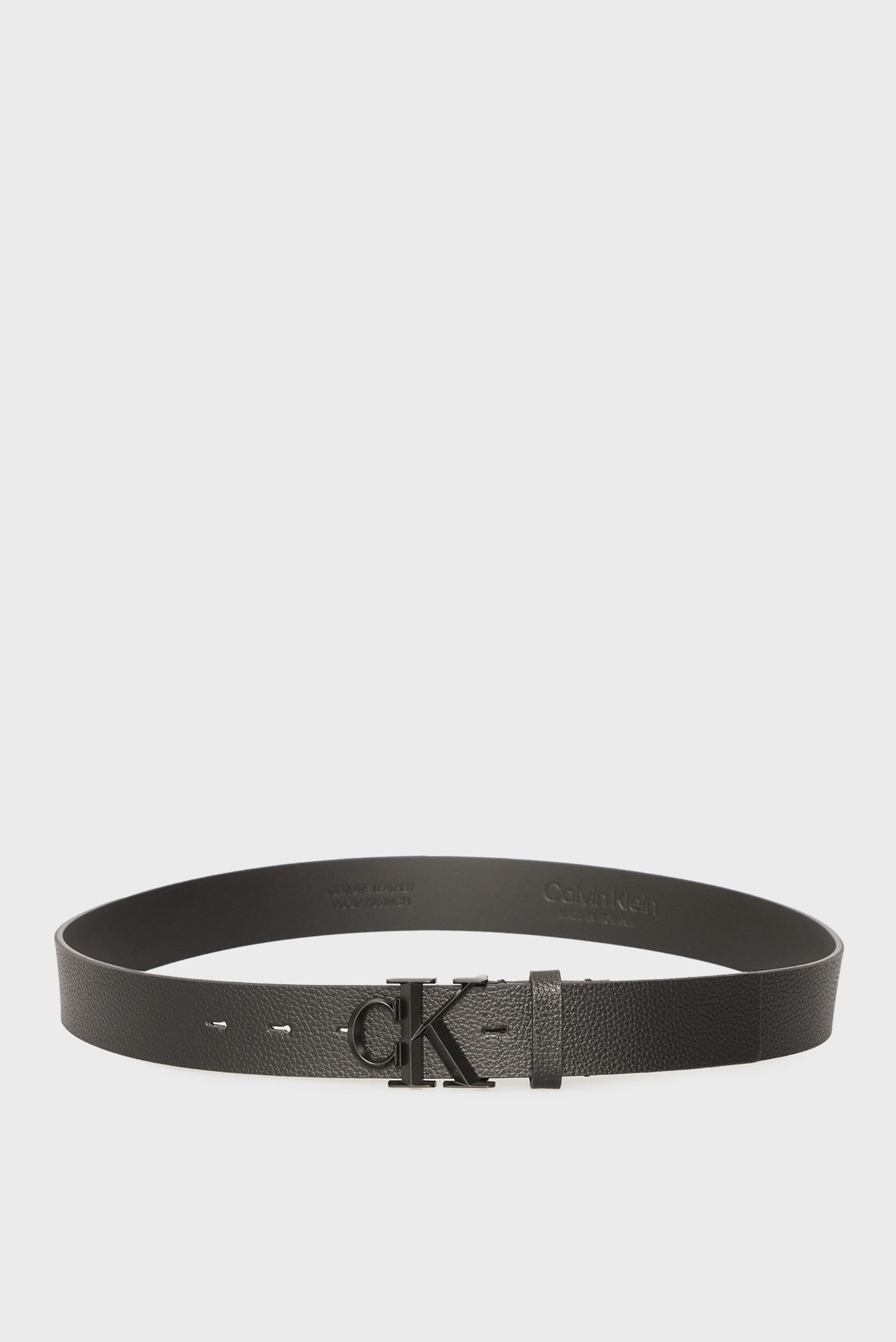 Мужской черный кожаный ремень BUCKLE Черный 100 Calvin Klein LV04D7022G Мужской черный кожаный ремень BUCKLE Черный 100 Calvin Klein LV04D7022G