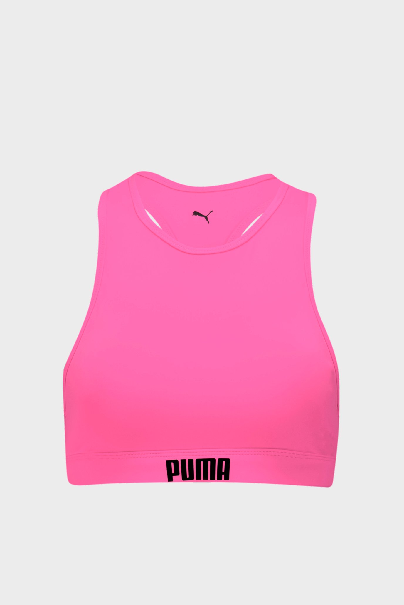 Женский розовый топ от купальника PUMA Swim Women Racerback Swim Top 1