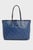 Жіноча синя сумка з візерунком TH MONOPLAY LEATHER TOTE MONO