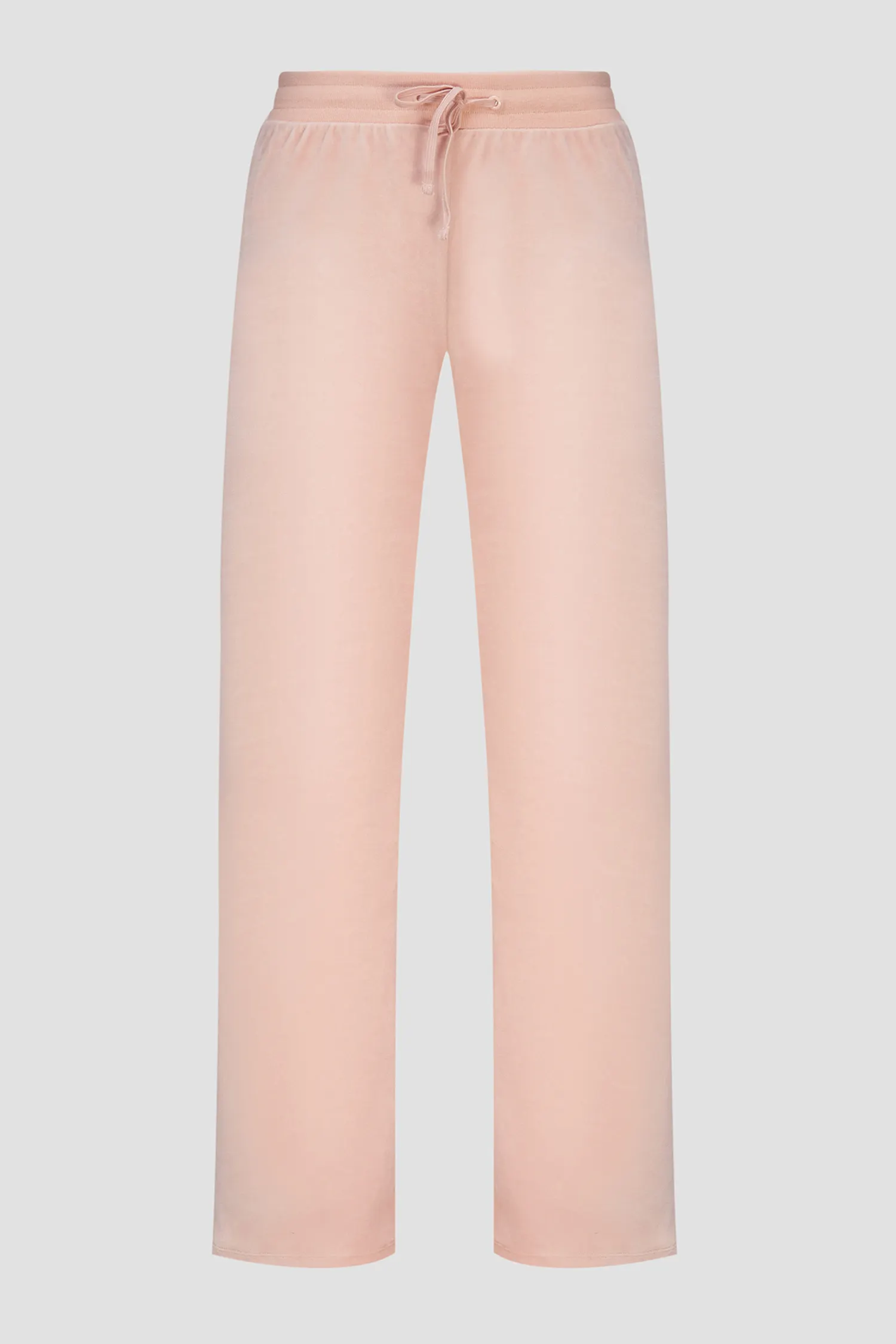 Женские персиковые велюровые спортивные брюки 6