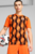 Мужская оранжевая футболка с узором FC Shakhtar Donetsk Pre-match Short Sleeve Jersey Men