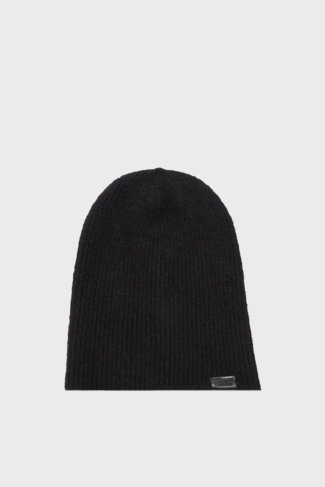 Мужская черная шапка CLASSIC WOOL NO FOLD BEANIE 1