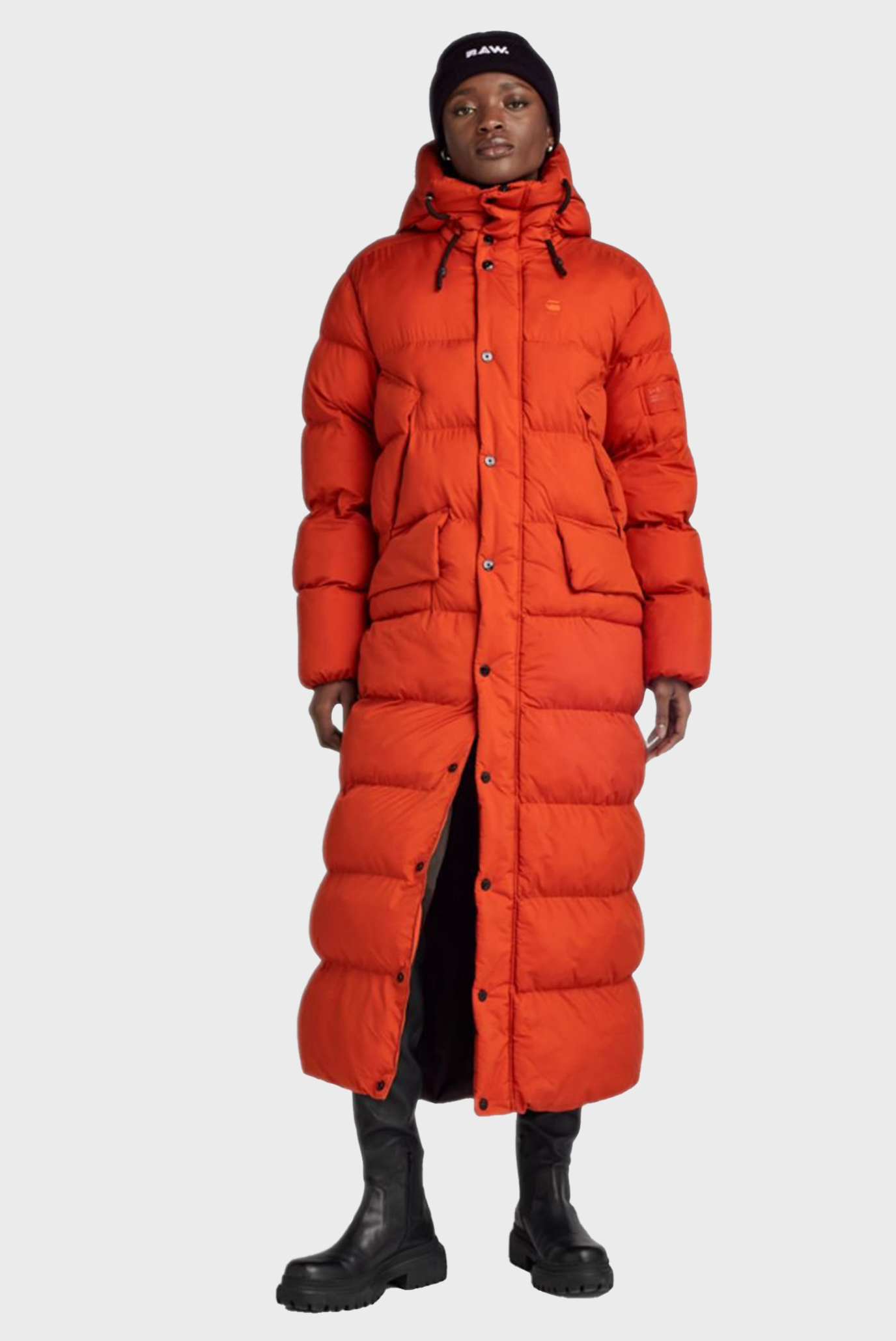 Женская оранжевая куртка Whistler Long Puffer 1