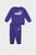 Детский фиолетовый спортивный костюм (свитшот, брюки) Essentials Minicats Crew Neck Babies' Jogger Suit