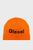 Детская оранжевая шерстяная шапка FCOSEL-SKI HAT