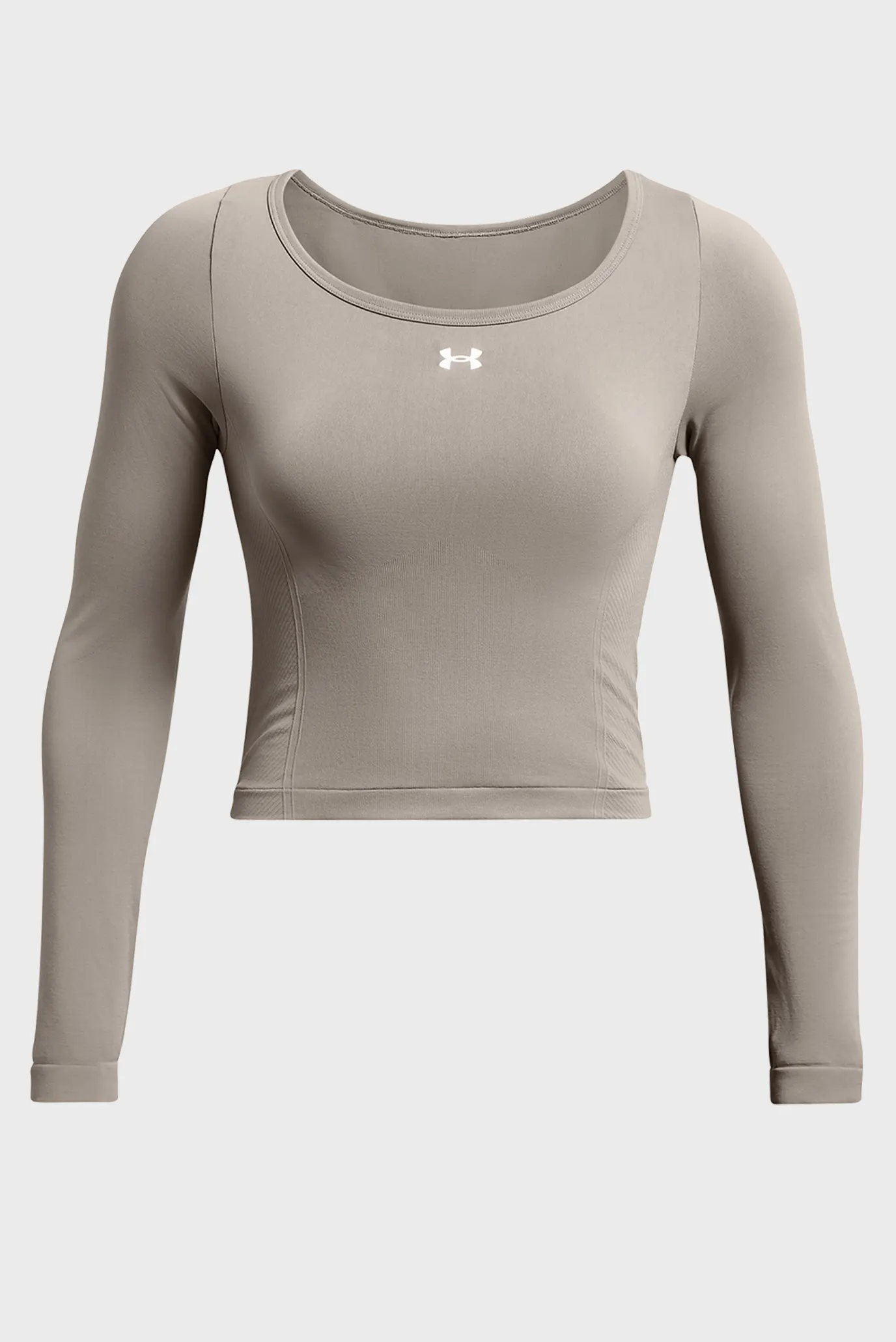 Жіночий сірий лонгслів UA Train Seamless LS 4