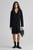 Жіноча чорна вовняна сукня SUPERFINE LAMBSWOOL RUGGER