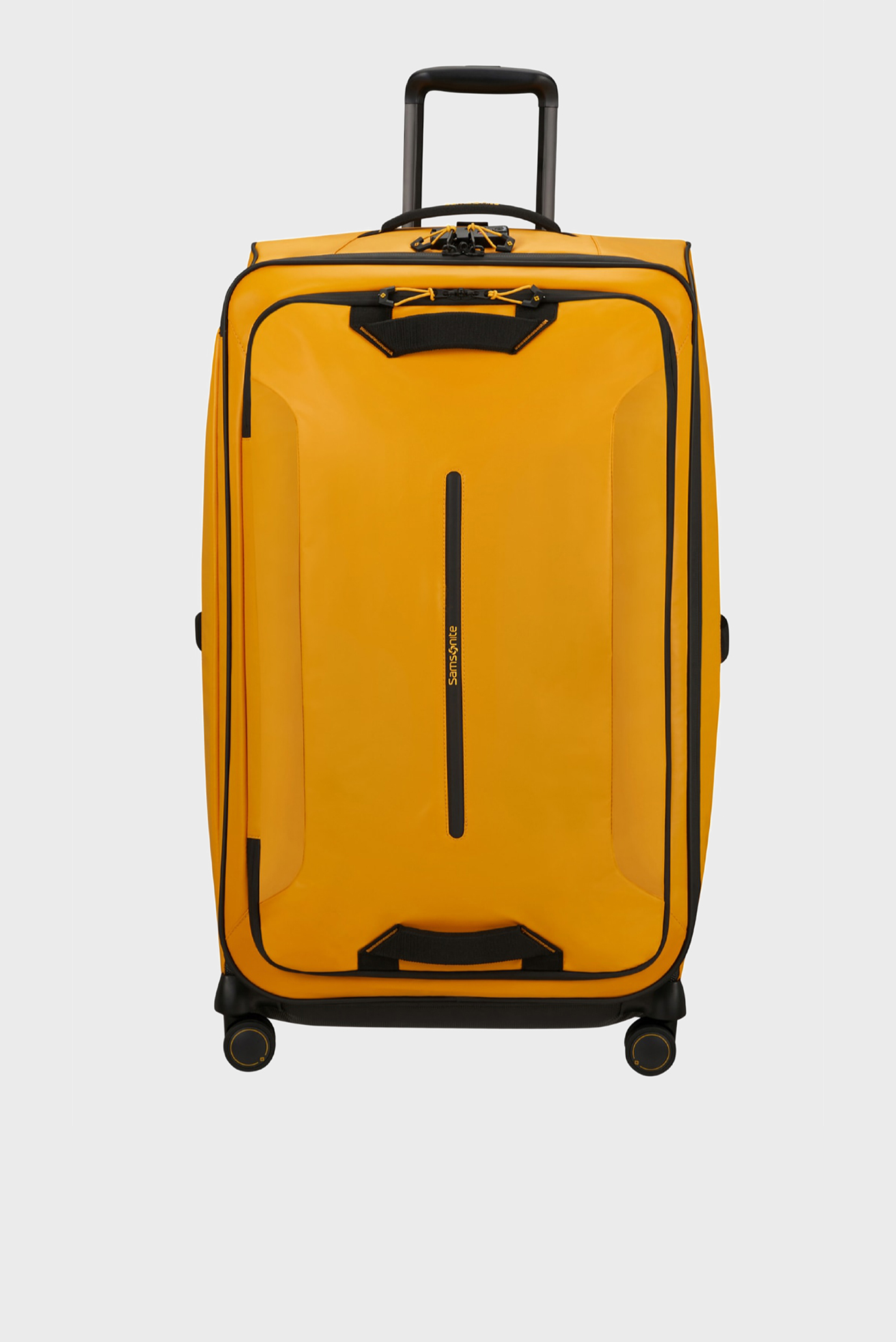 Желтый чемодан 79 см ECODIVER 1