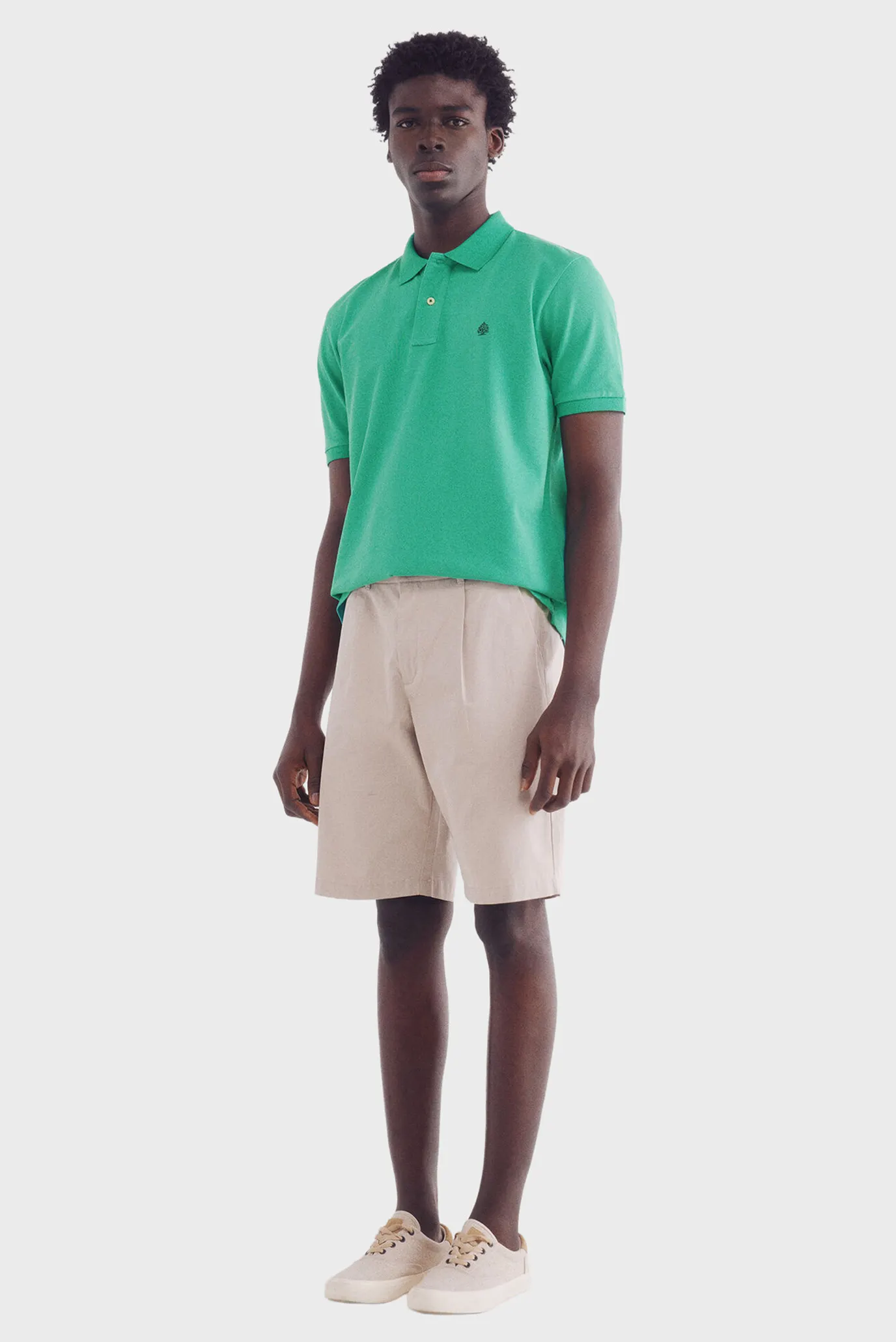 Мужское зеленое поло 4