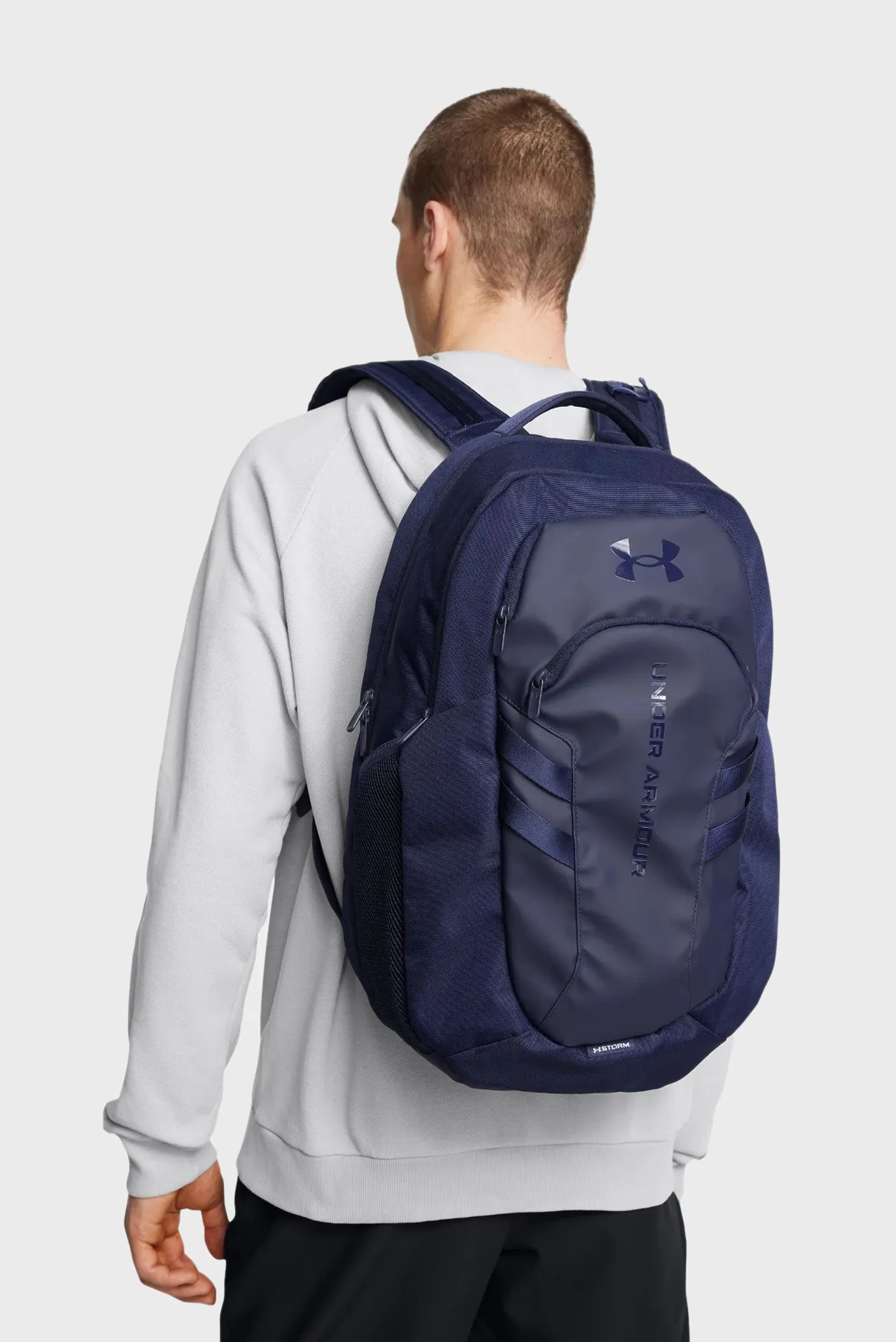 Темно-синий рюкзак UA Hustle 6.0 Pro BP 2