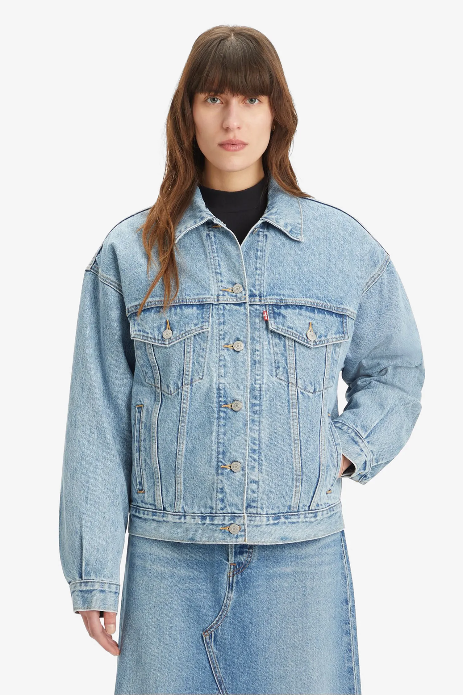 Жіноча блакитна джинсова куртка 3в1 3