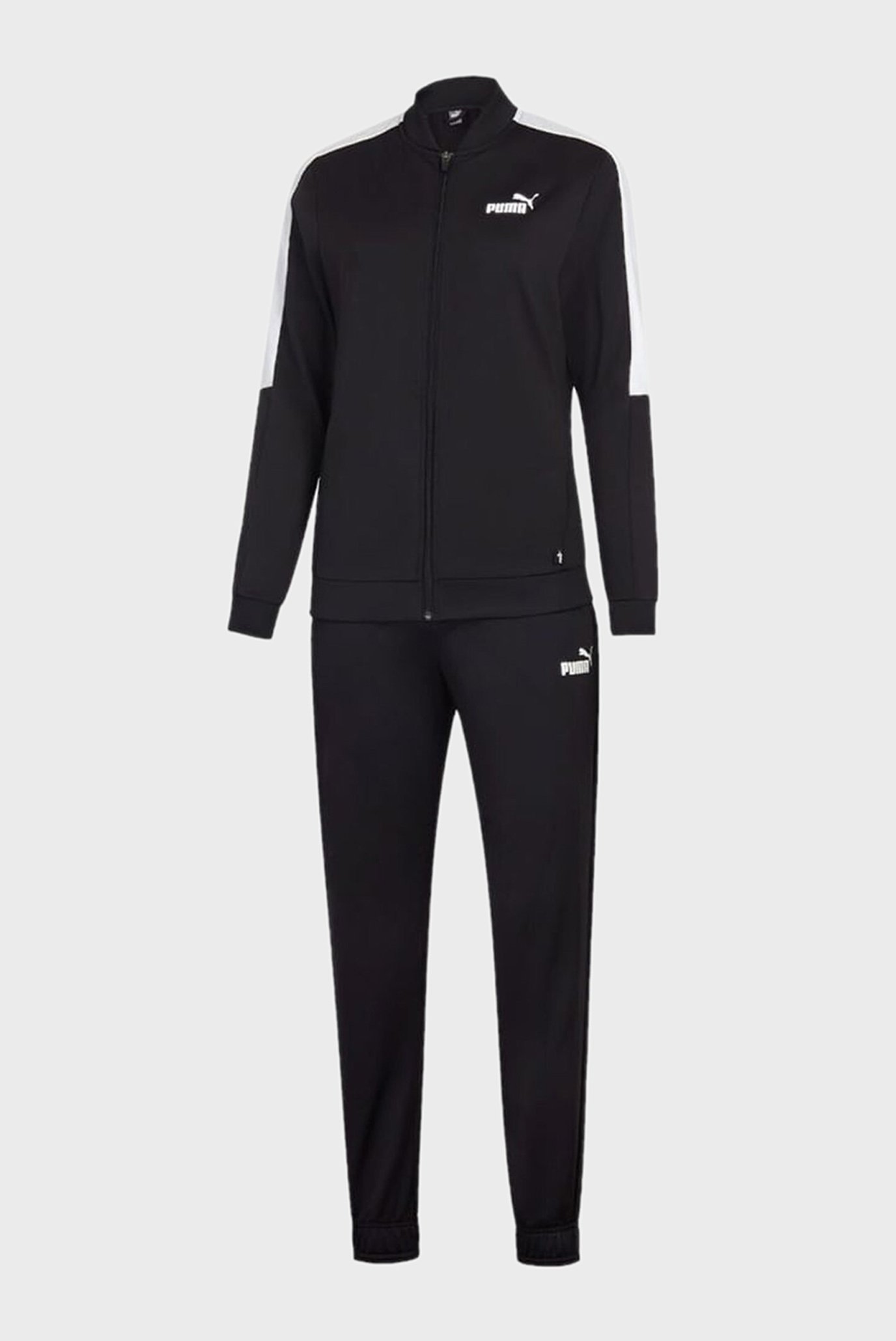 Женский черный спортивный костюм (кофта, брюки) Women's Baseball Tricot Suit 1