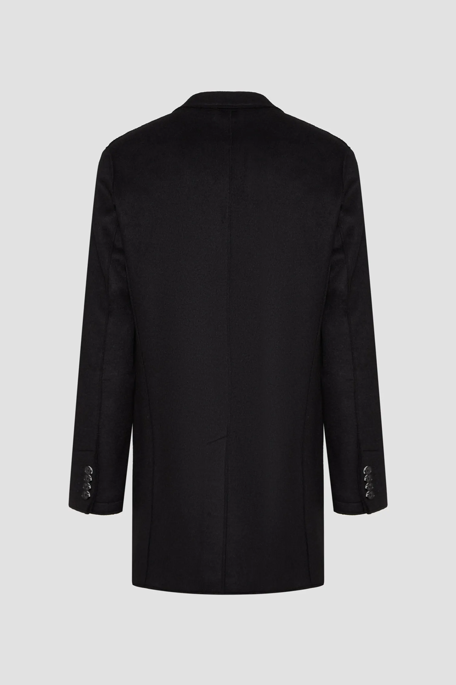 Мужское черное пальто 2