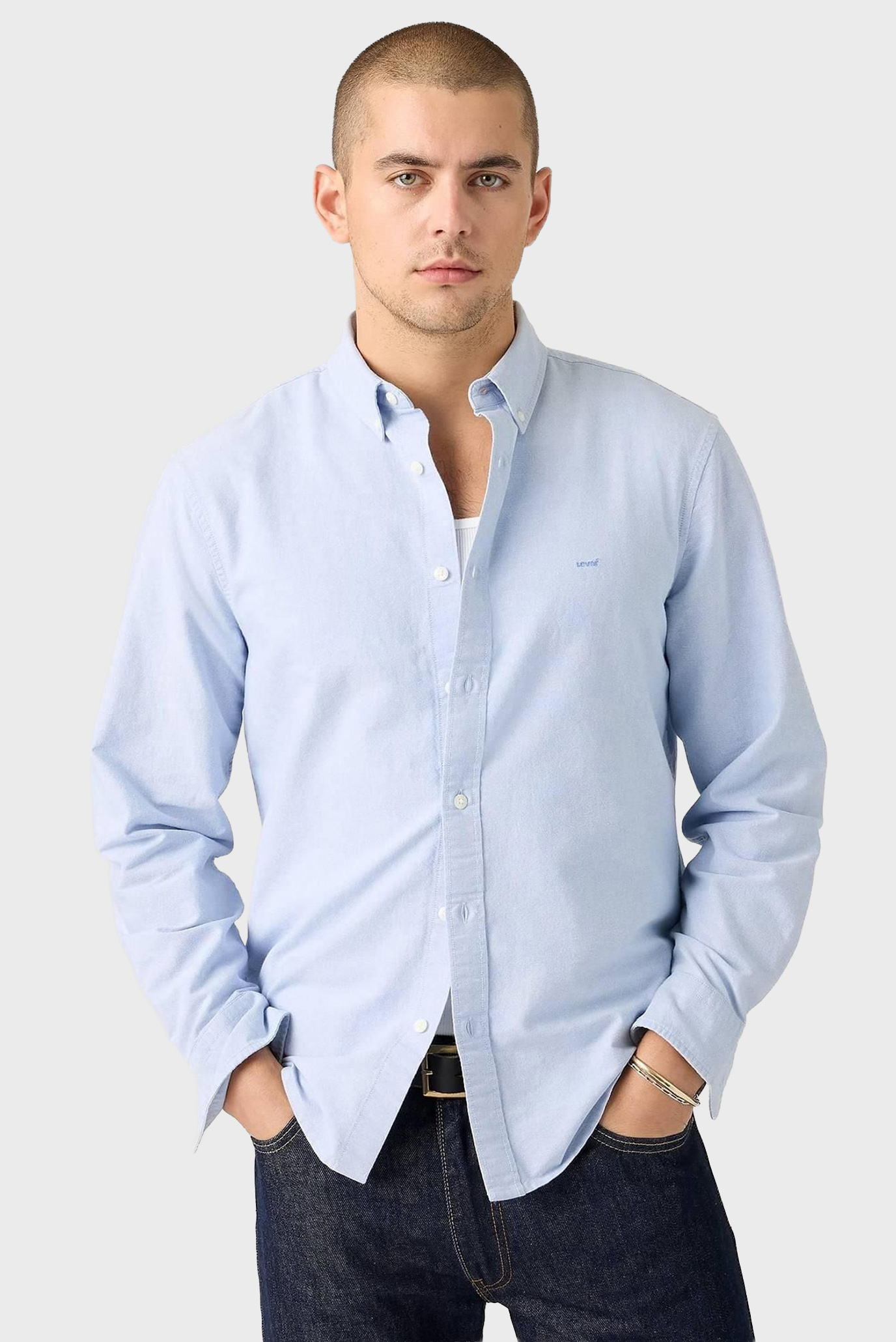 Мужская голубая рубашка Голубой M Levi’s® A7210;0050 Мужская голубая рубашка Голубой M Levi’s® A7210;0050