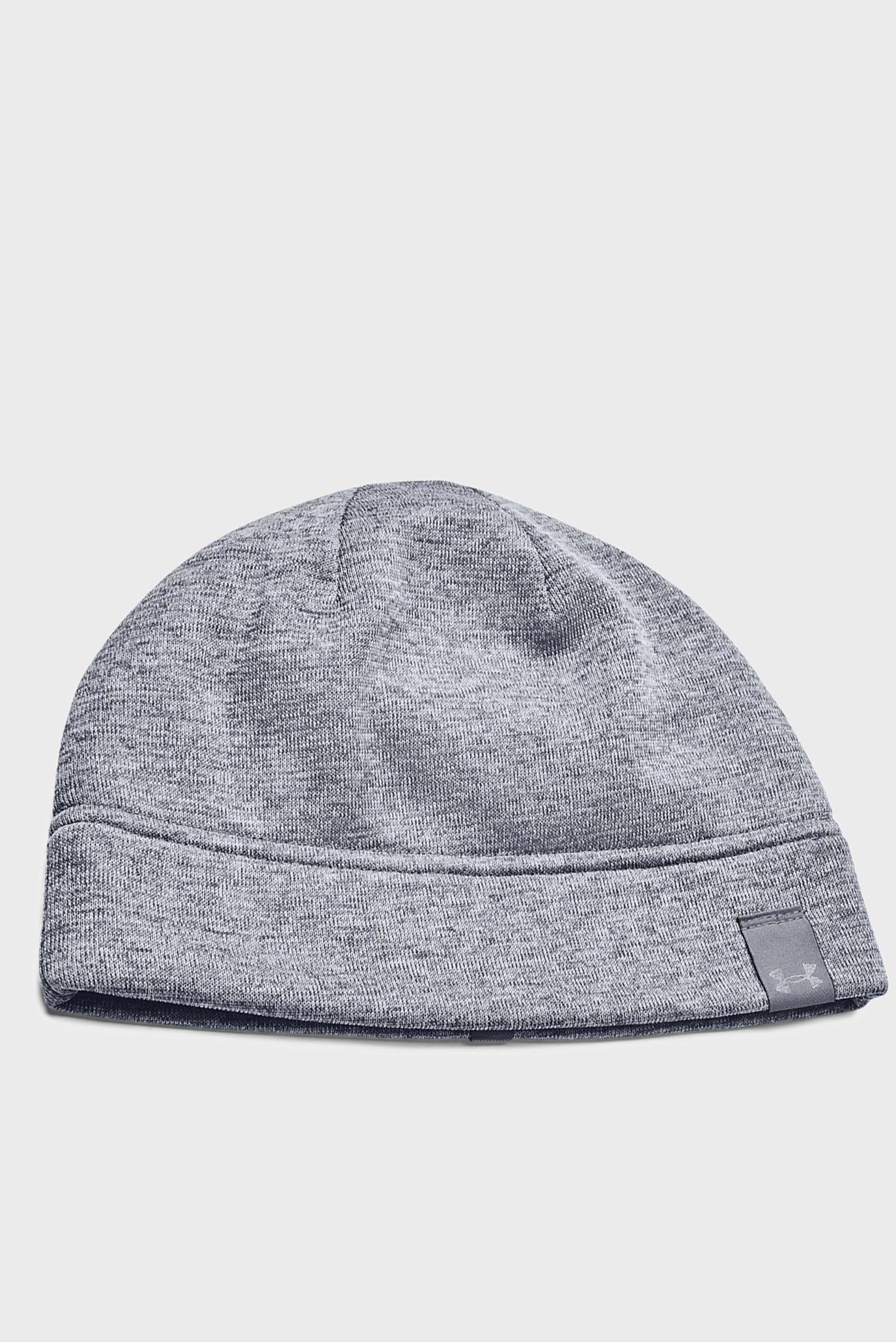 Мужская серая шапка UA Storm Fleece Beanie 1