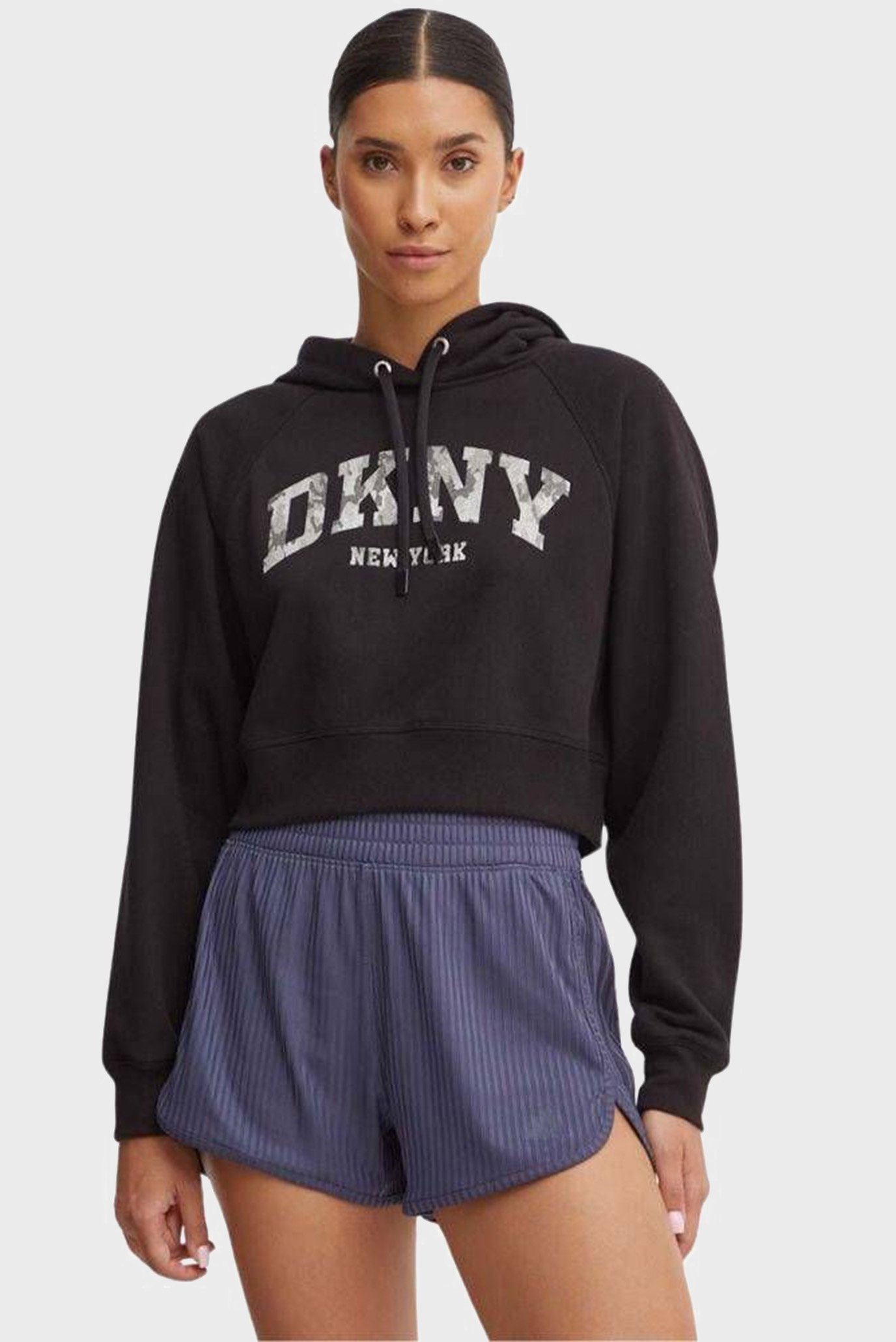 Женское черное худи Черный S DKNY DP4T9938 Женское черное худи Черный S DKNY DP4T9938
