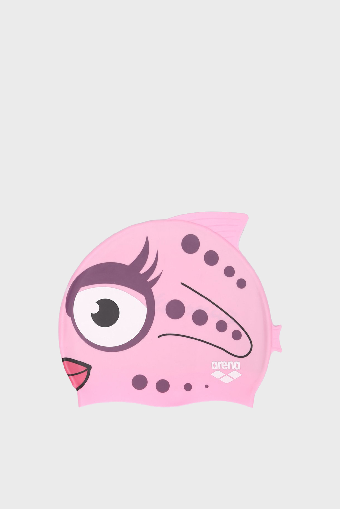 Детская розовая шапочка для плавания AWT FISH CAP 1