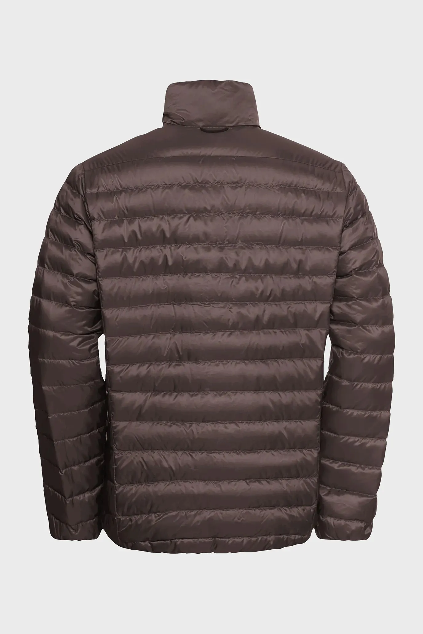 Мужской темно-коричневый пуховик 7