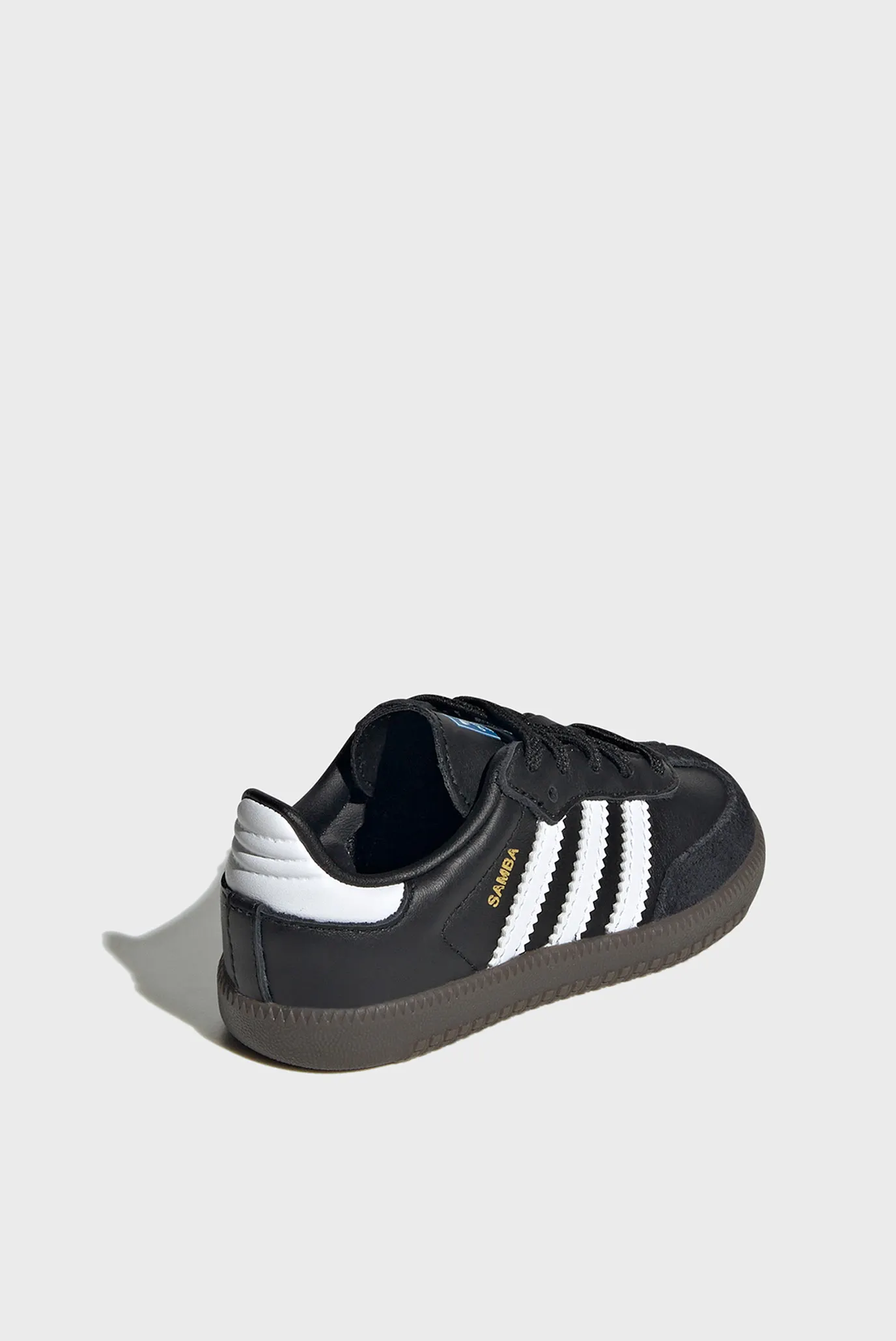 Детские черные кожаные сникерсы Samba OG Kids 5
