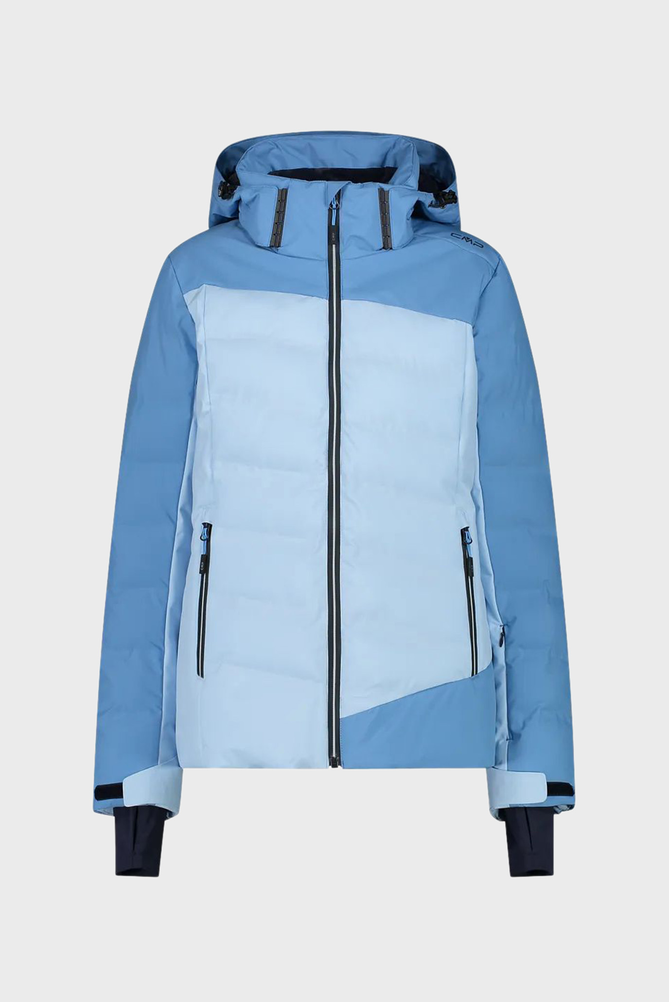 Женская голубая лыжная куртка ZIP HOOD TWILL Голубой 34 CMP 34W4596-L441 Женская голубая лыжная куртка ZIP HOOD TWILL Голубой 34 CMP 34W4596-L441