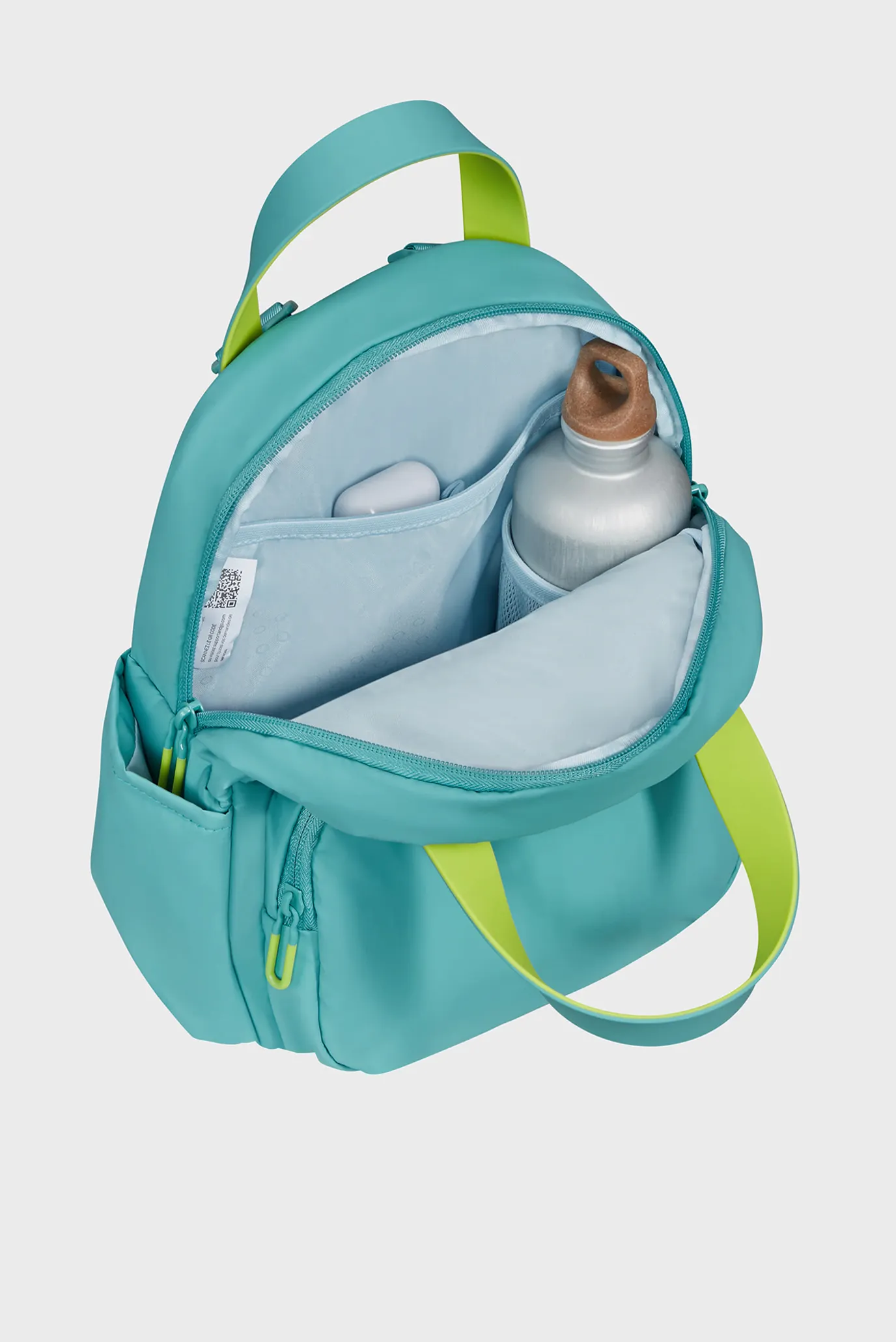 Жіночий бірюзовий рюкзак PUFFYPOP 6