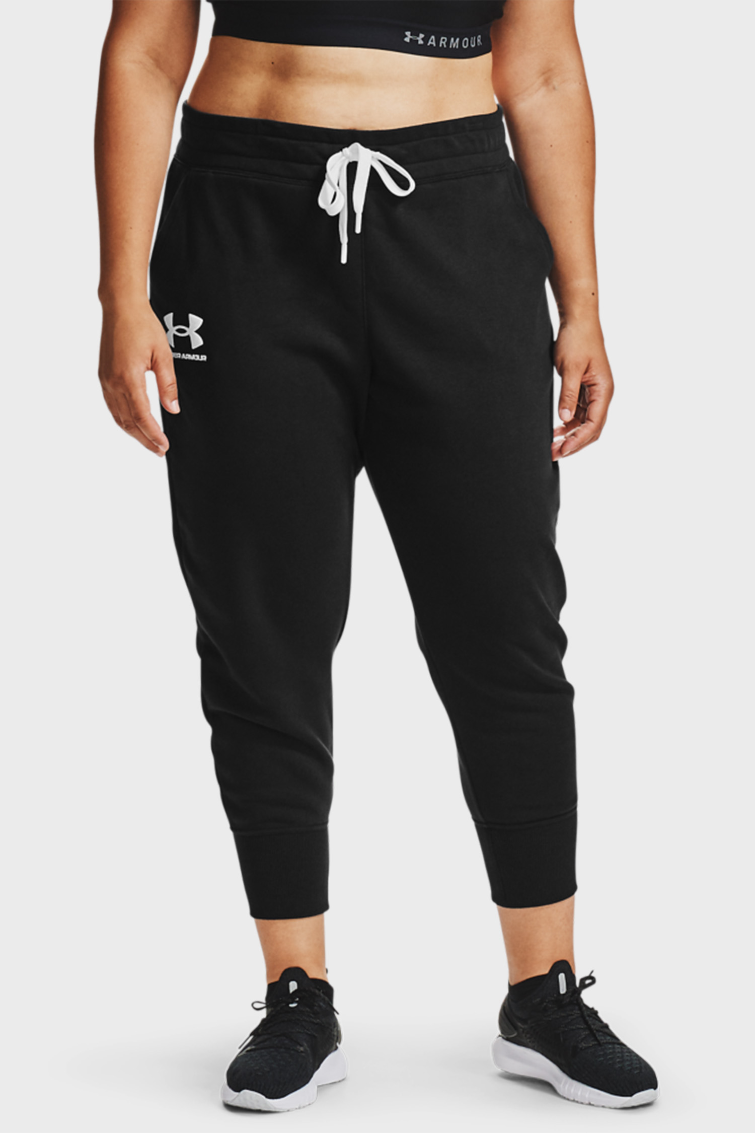 Женские черные спортивные брюки Rival Fleece Joggers& 1